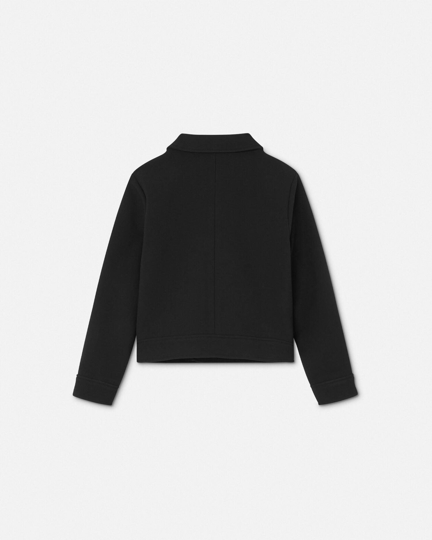 Versace Poly Blend Jacket In Black