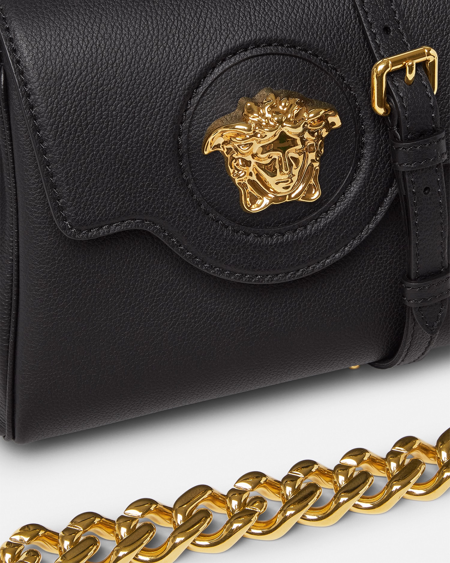 La Medusa Small Leather Top-Handle