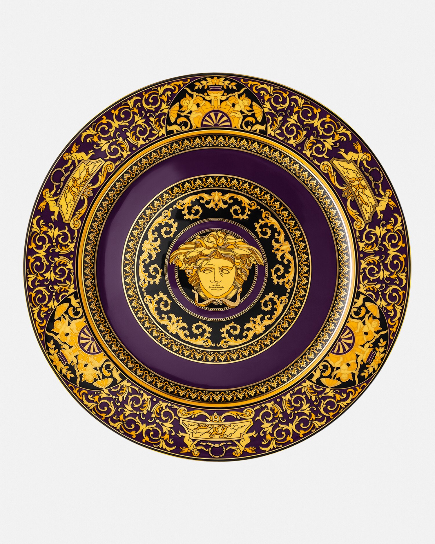 Versace Medusa Marine Service Plate 30 Cm In Multi