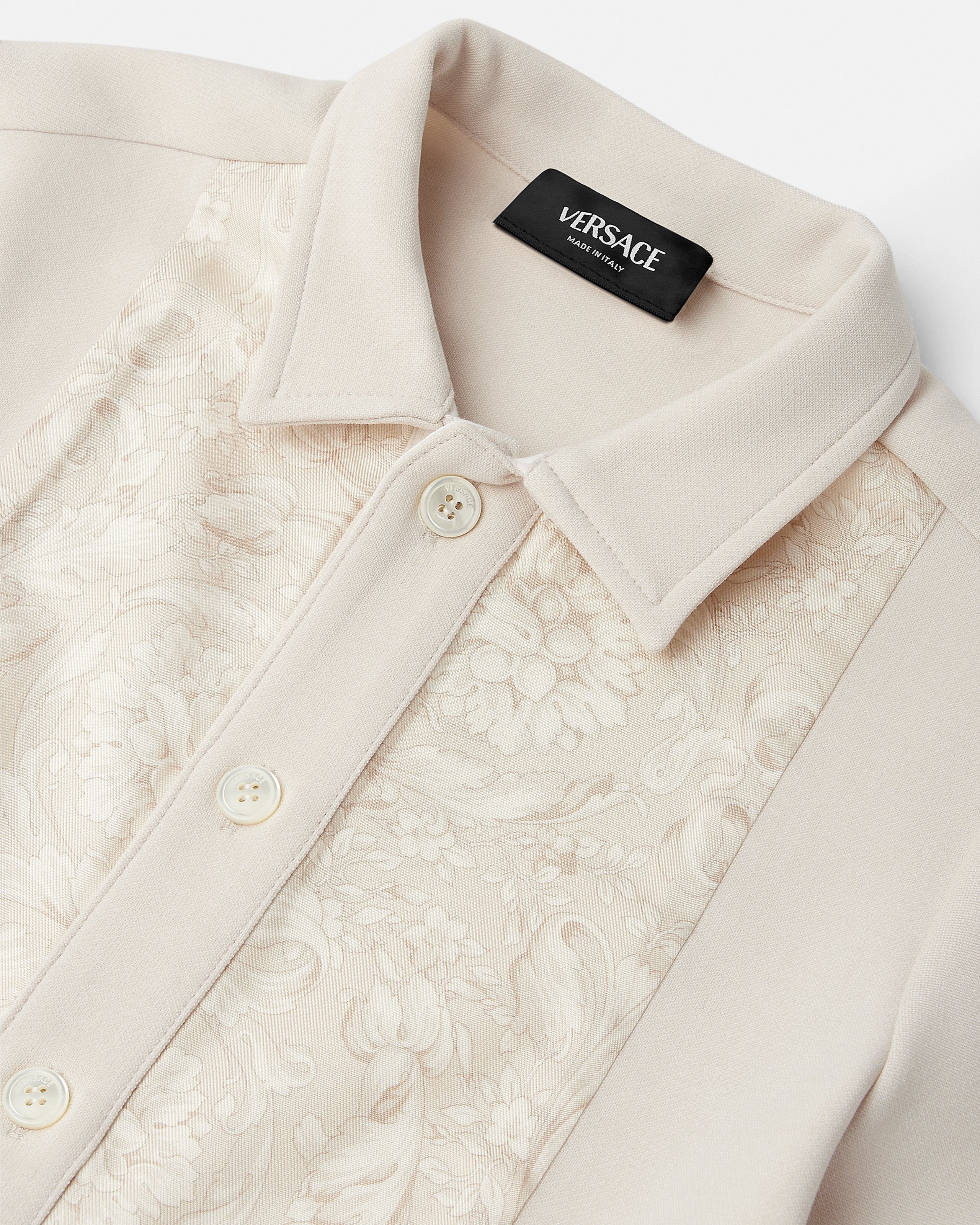 Barocco Kids Paneled Shirt