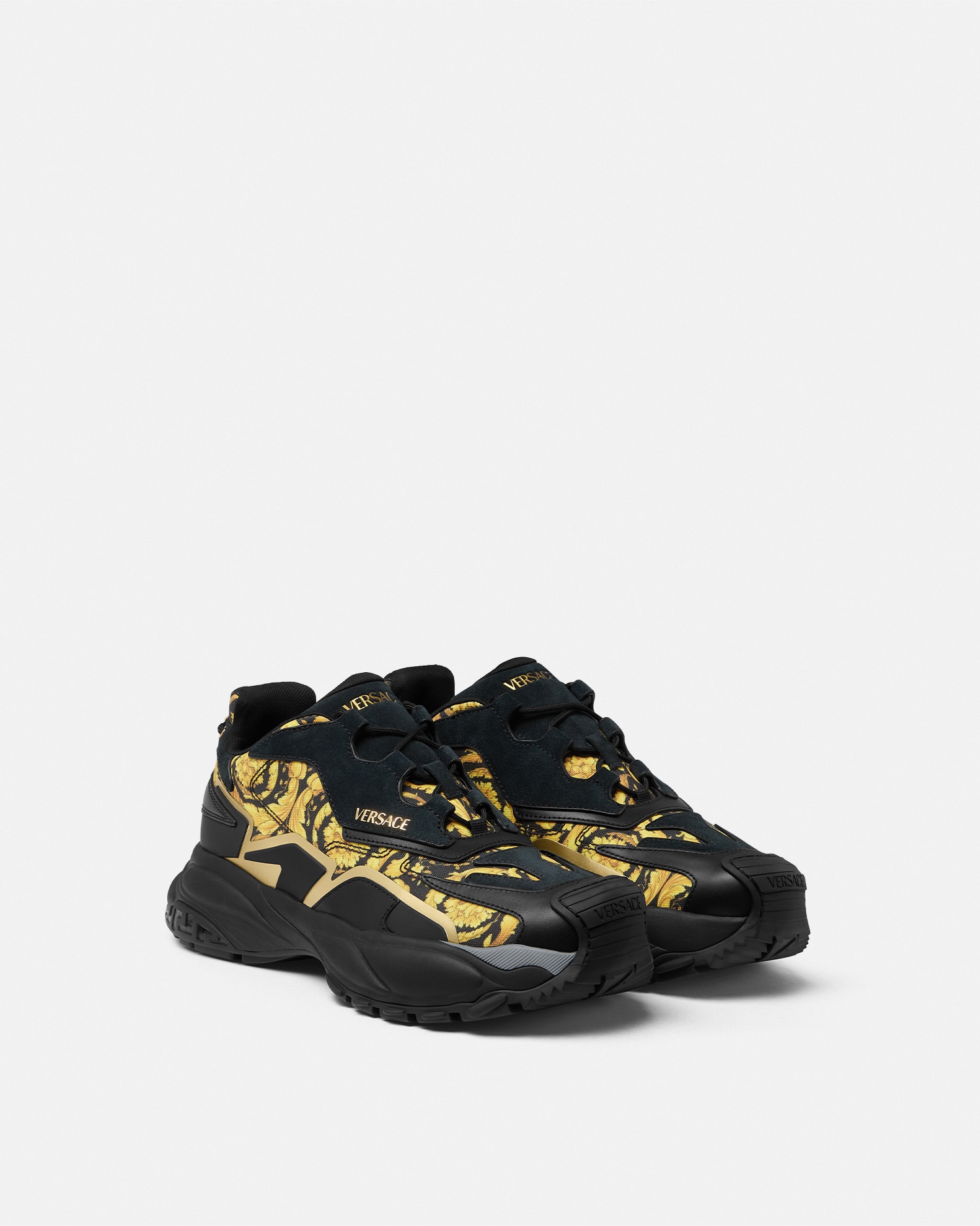 Versace Mercury M_VS_04 Printed Leather Sneakers