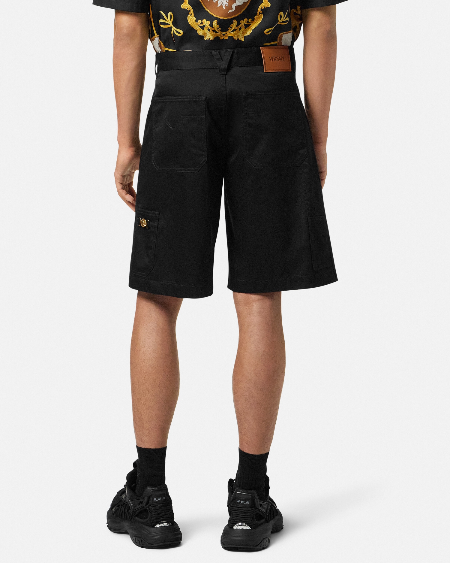 Gabardine Cargo Shorts