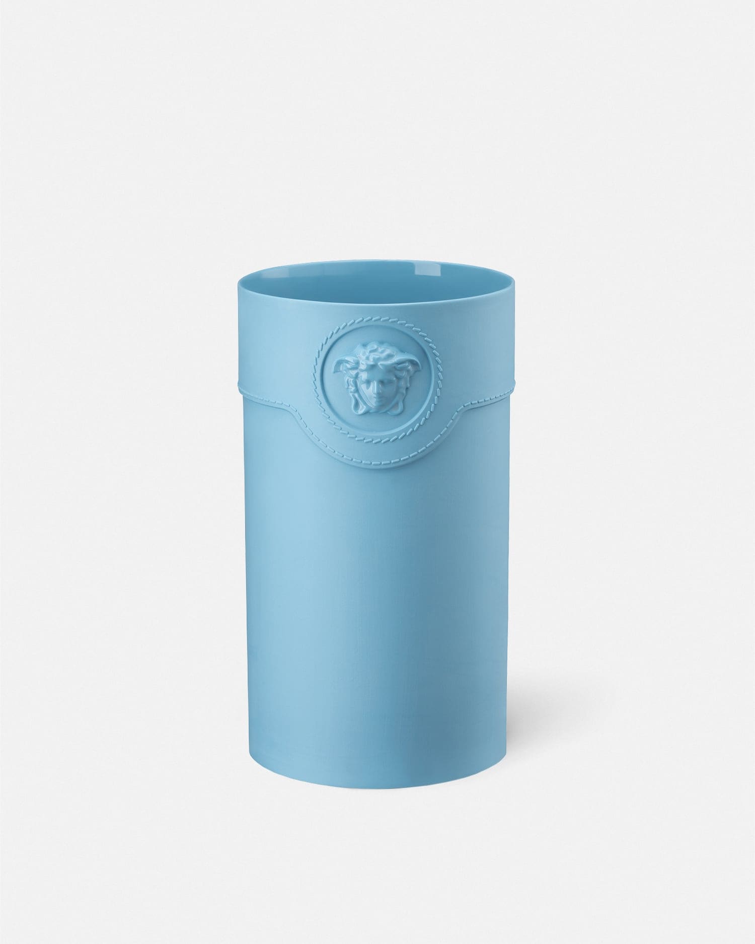 Versace Vase La Medusa 30 Cm In Bleu