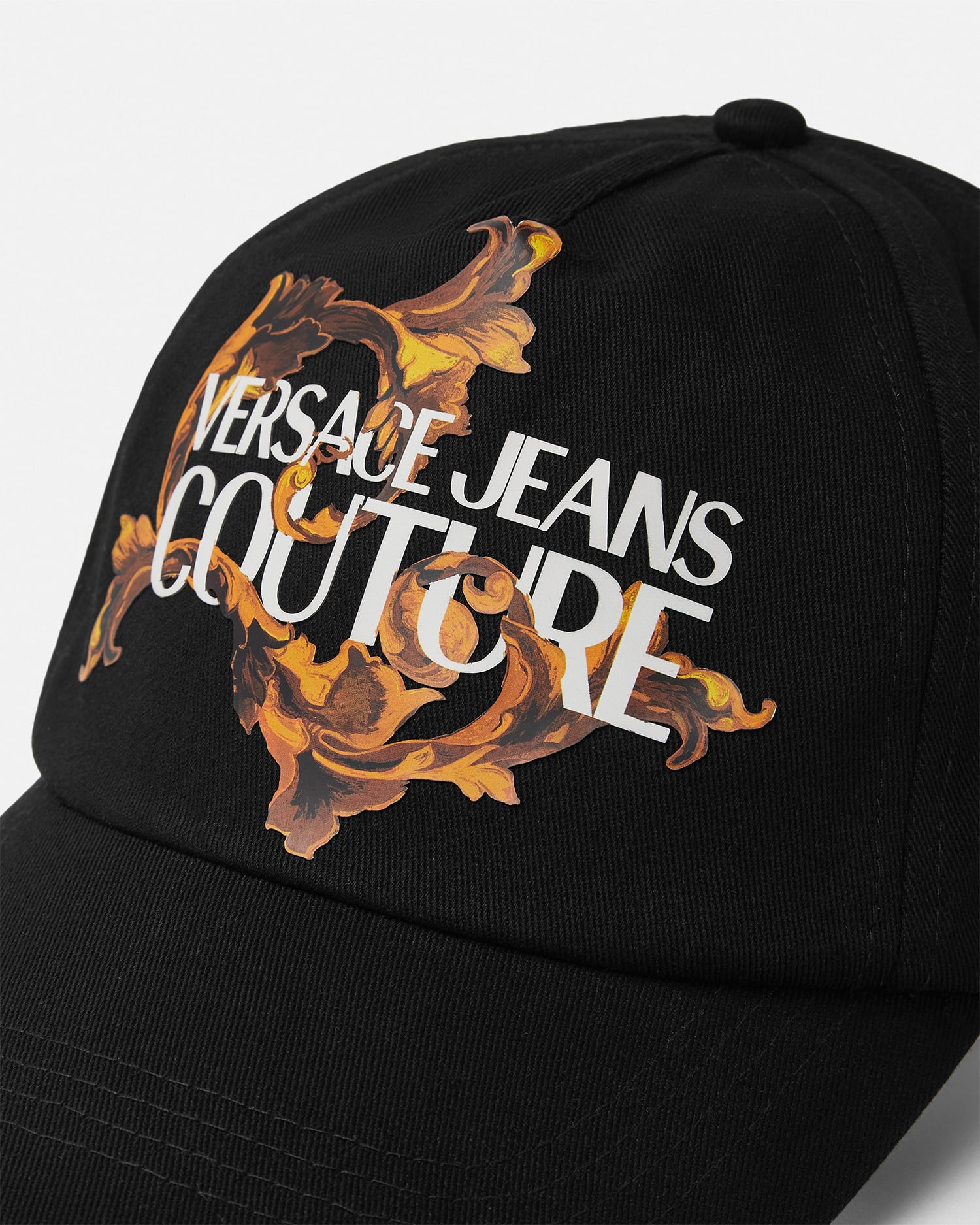 Porcelain Barocco Logo Baseball Cap | VERSACE