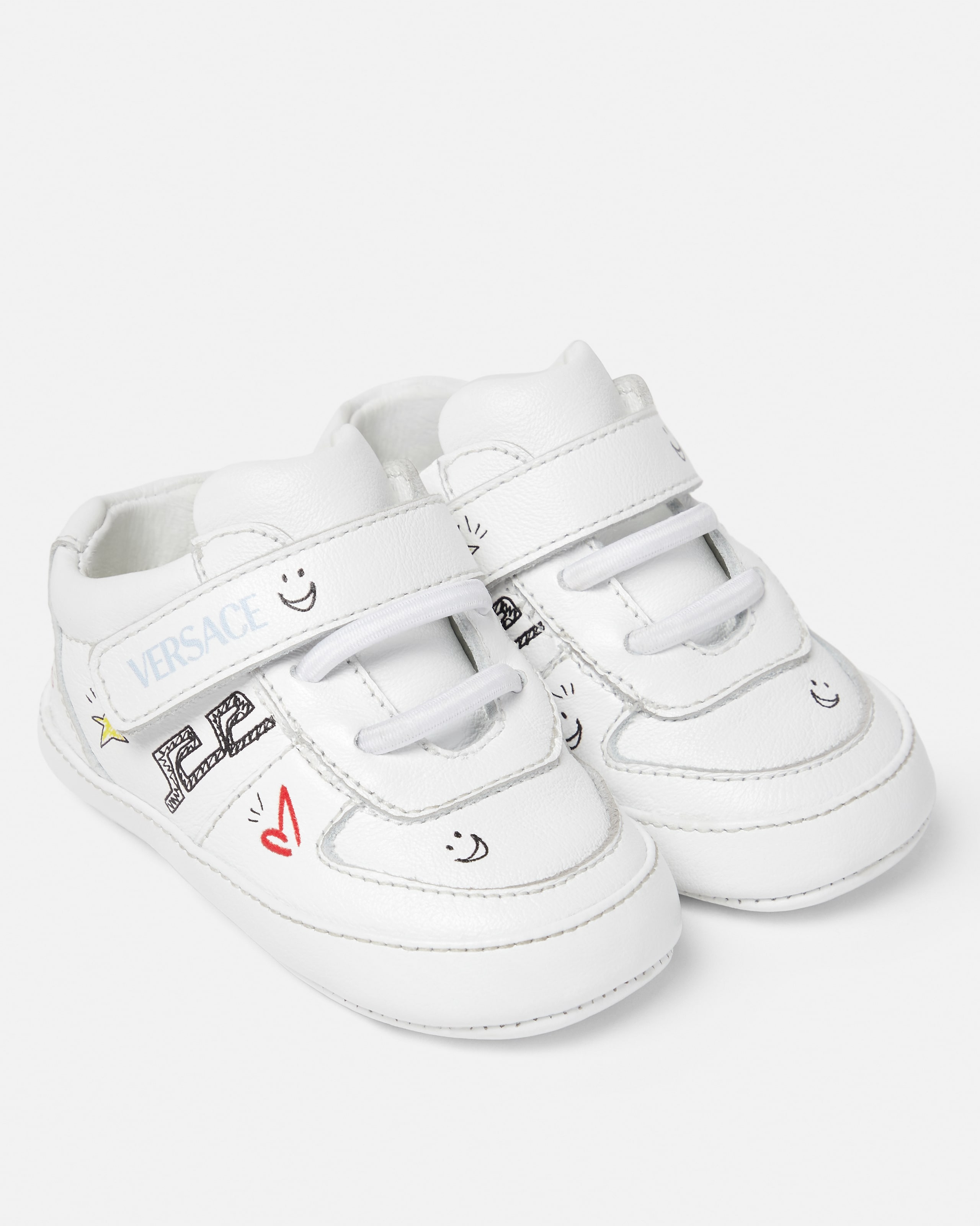 Baby Printed Leather Sneakers