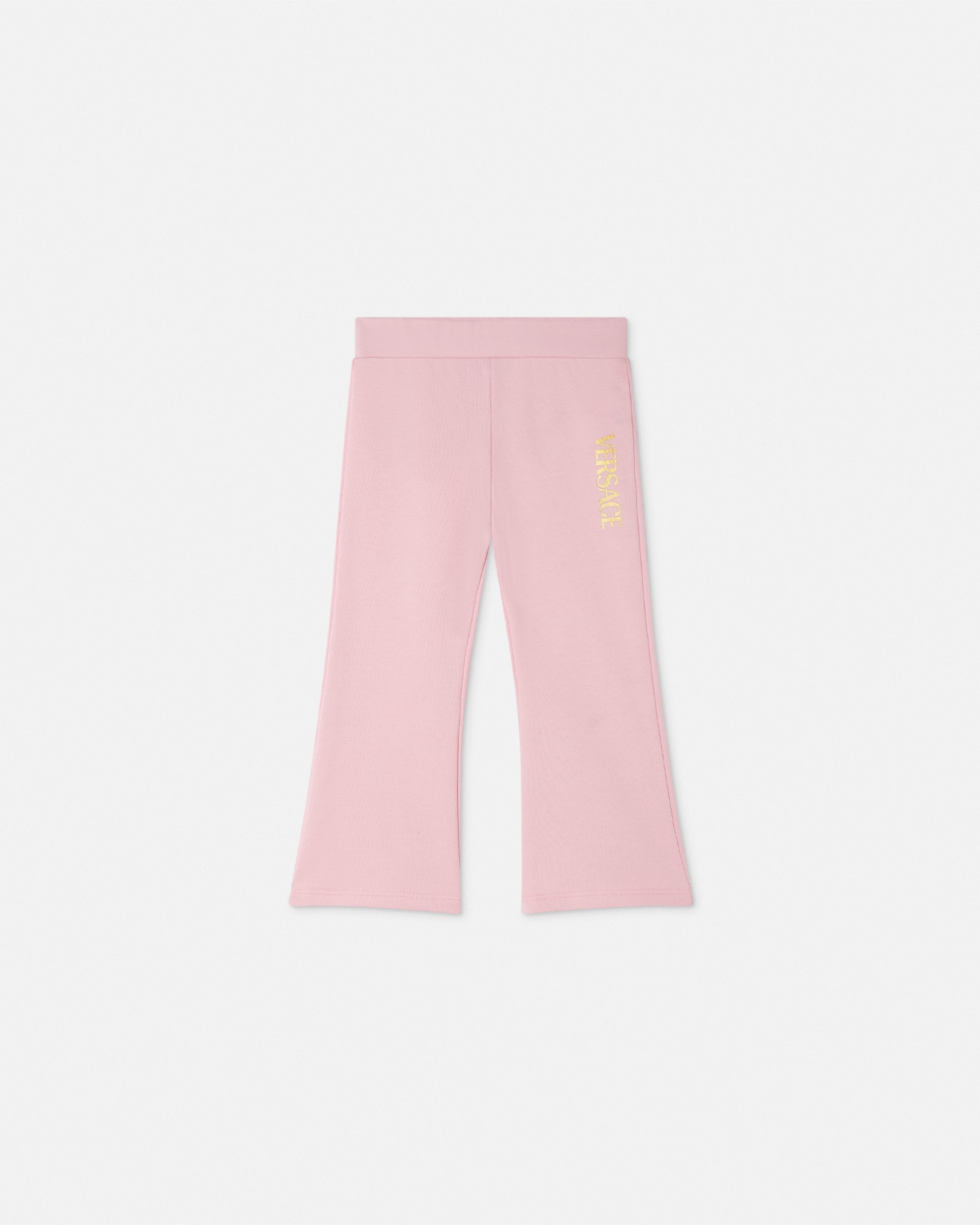 Versace Logo Kids Sweatpants In Pink