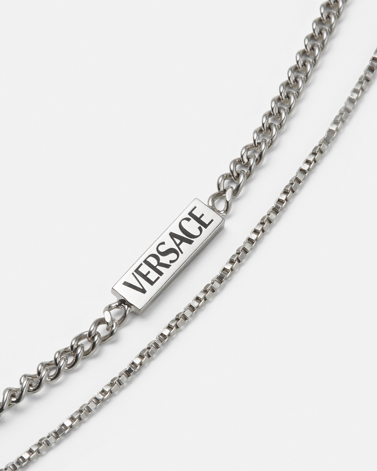 Versace Safety Pin Necklace
