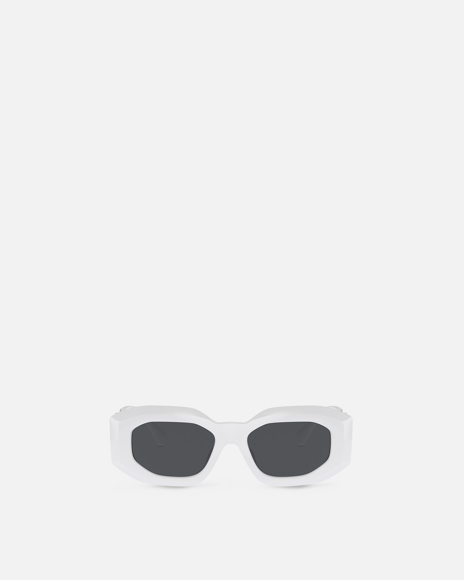 Versace Biggie Squared Sunglasses In White