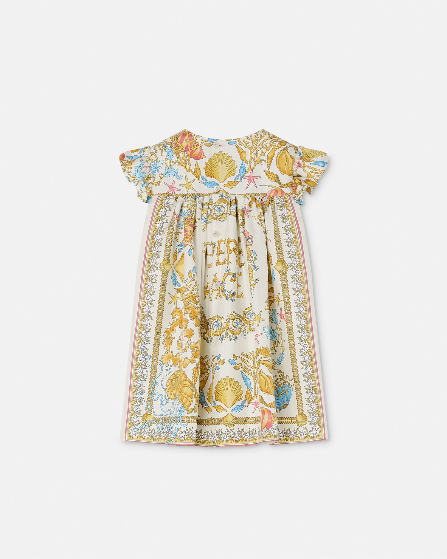 Underwater Barocco Silk Kids Dress