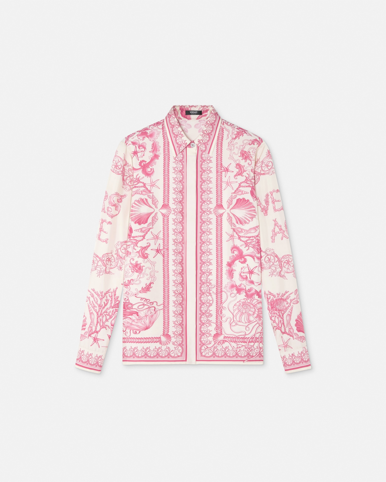 Versace Chemise En Soie Underwater Barocco