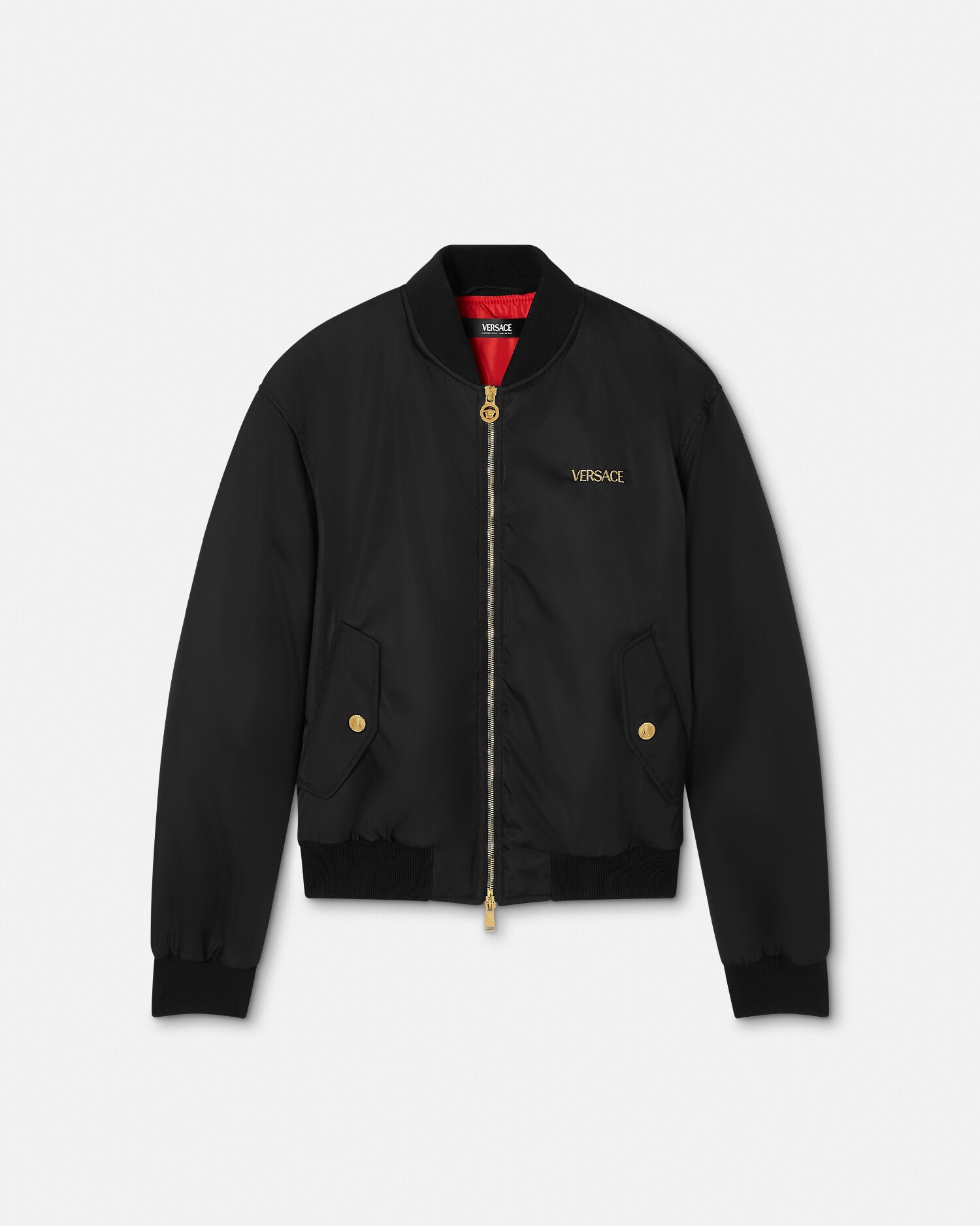 Versace Chinese New Year Bomber Jacket In Black