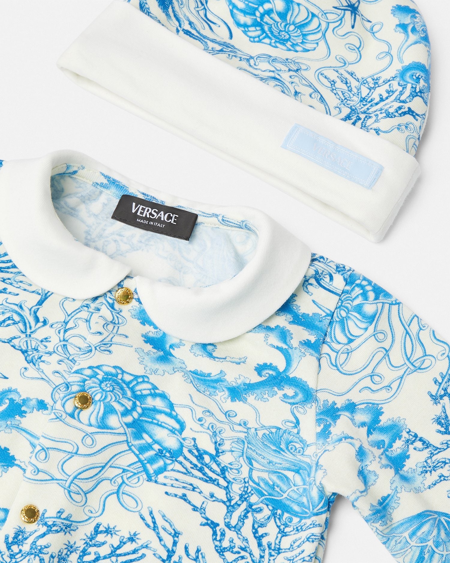 Underwater Barocco Baby Sleepsuit Set