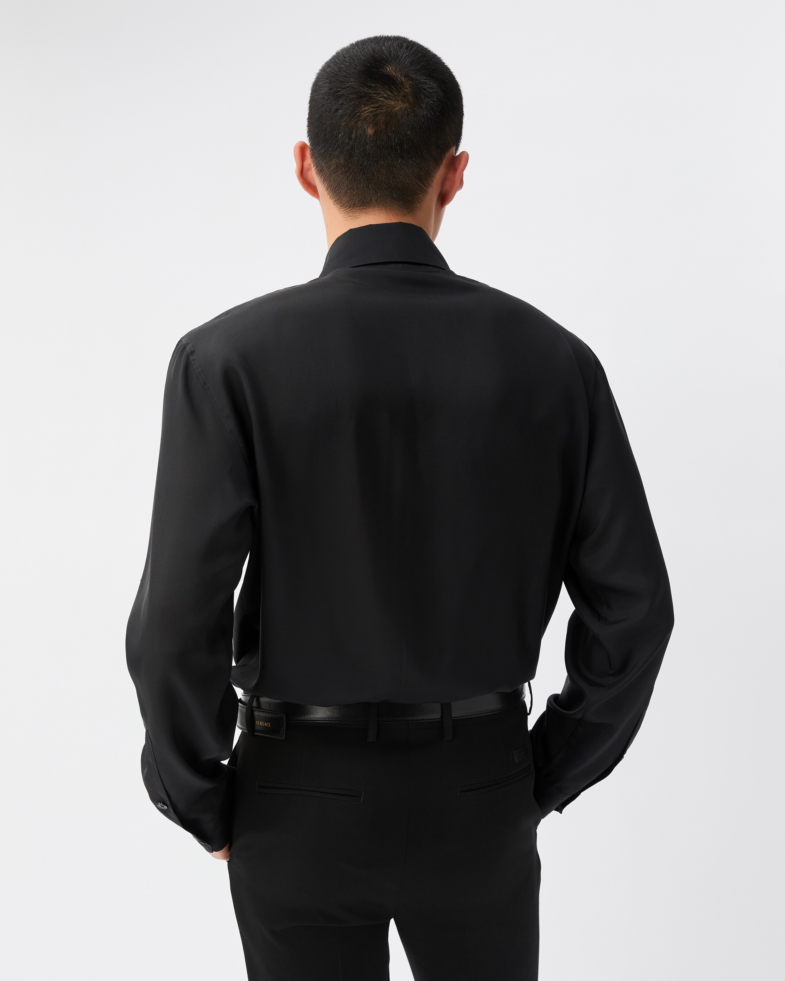 versace dress shirt black Men's Designer Shirts 100% viscose.Shirts. a line wedding gown with long sleeve Gamivast Sweater Dress for Color:M-Dusk