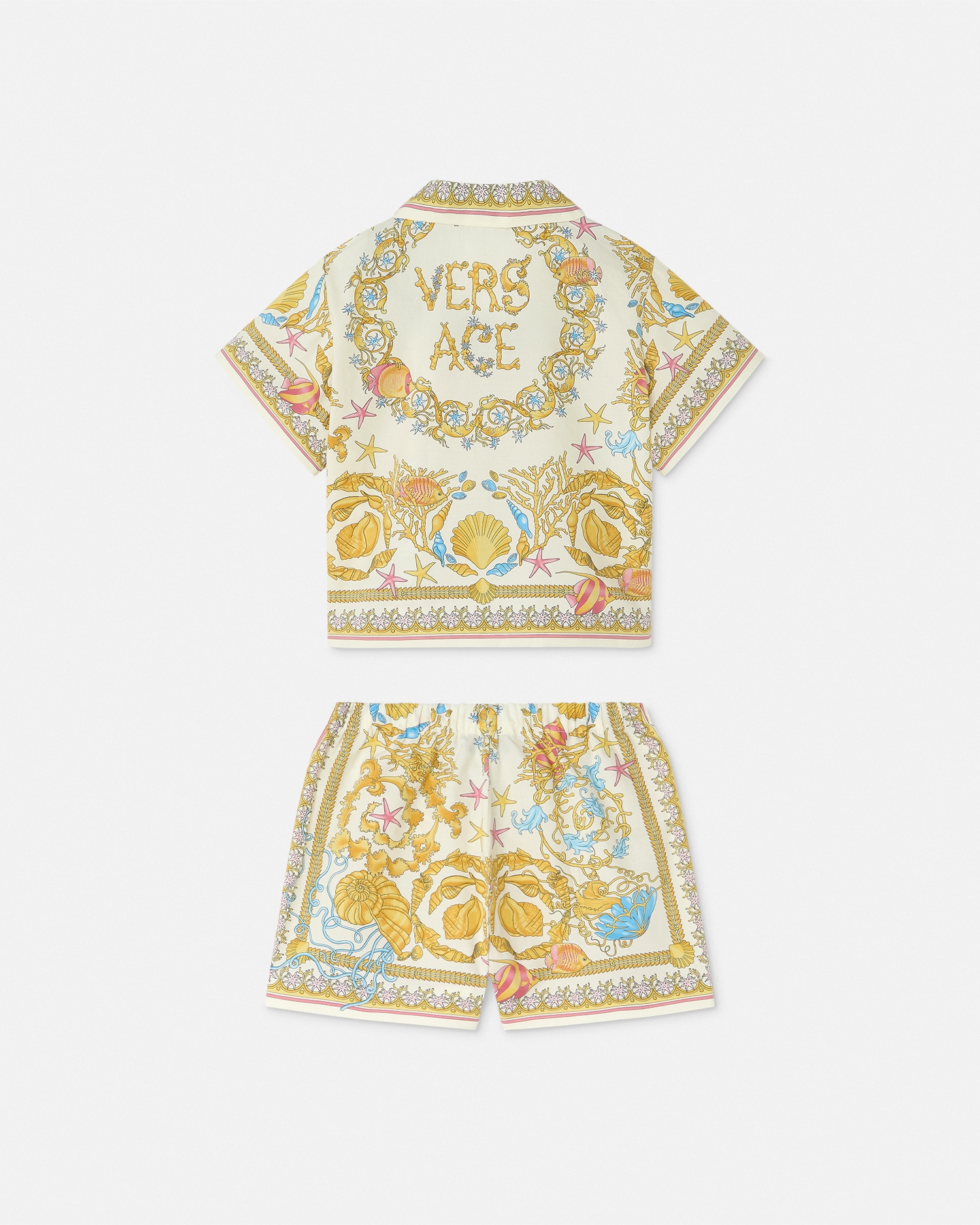 Underwater Barocco Baby Shirt Set
