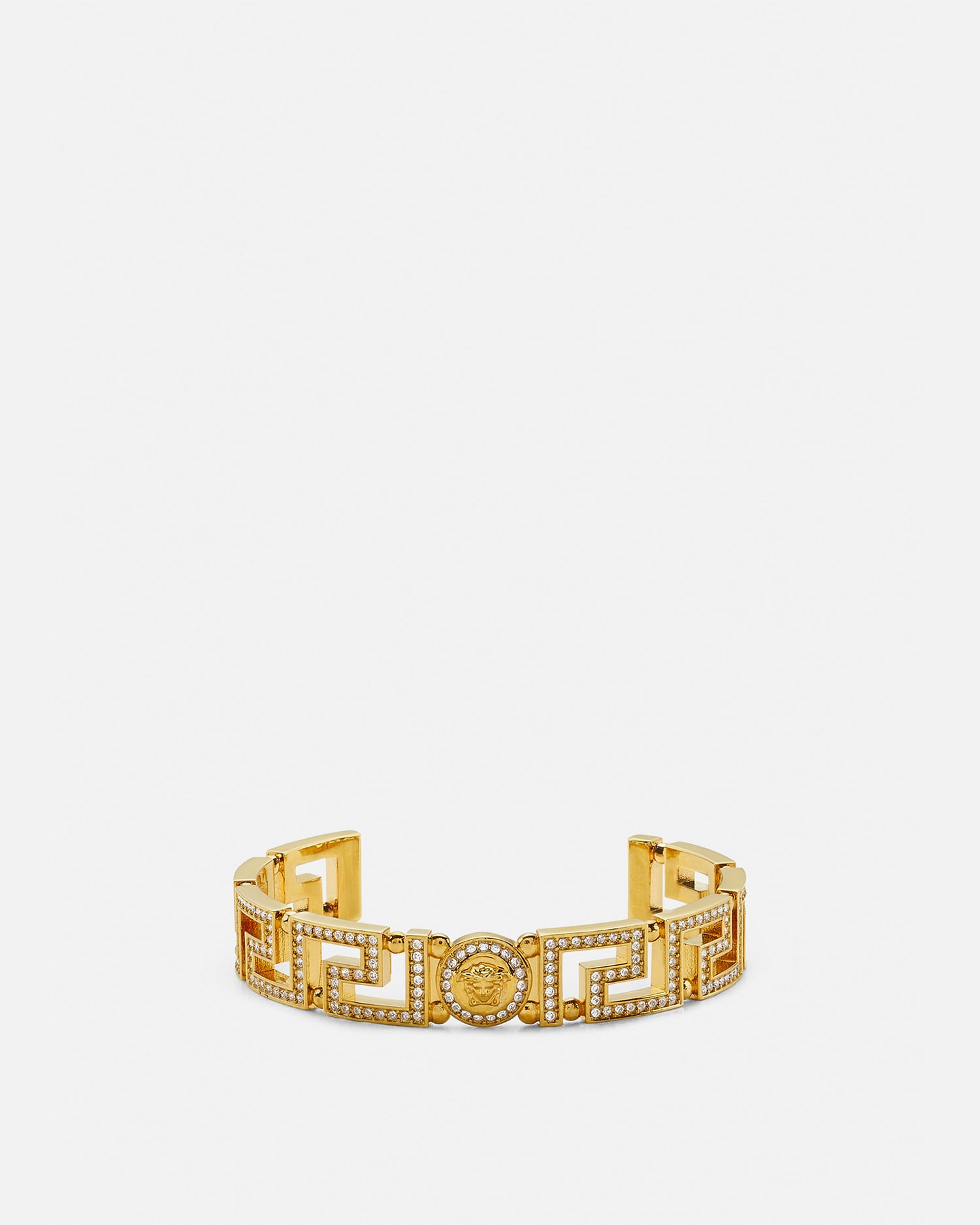 Greca Crystal Cuff Bracelet