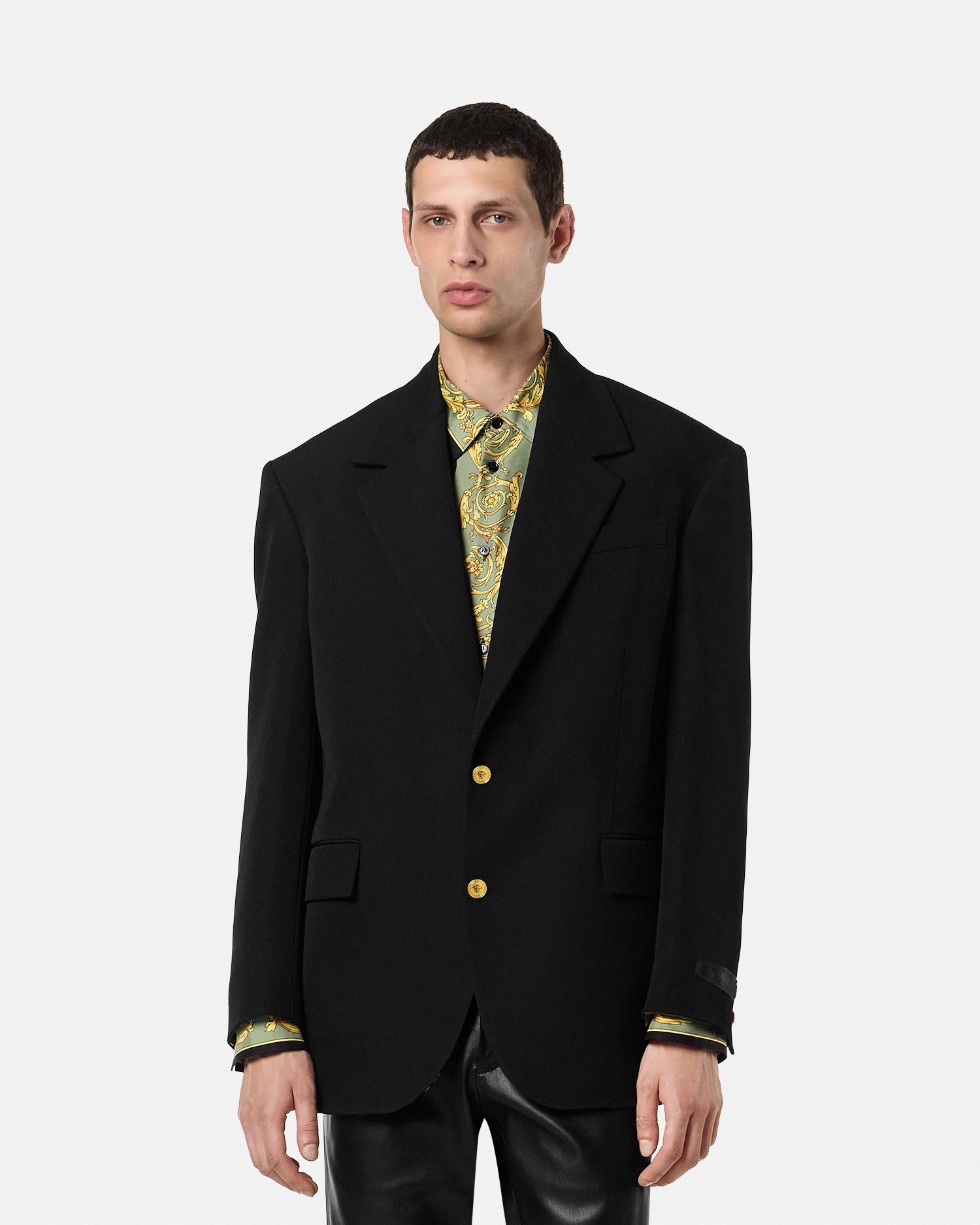 Wool Single-Breasted Blazer