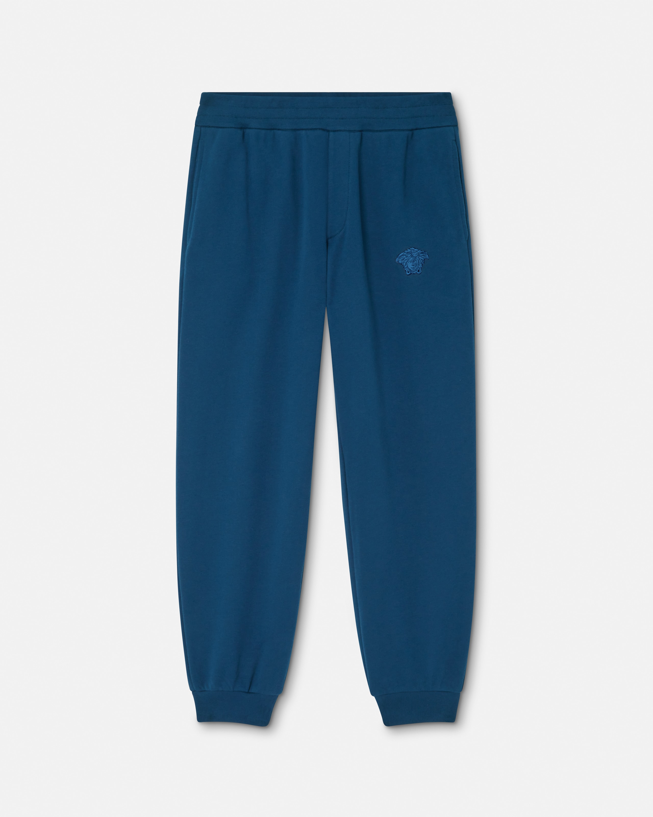 Embroidered Cotton-Jersey Sweatpants