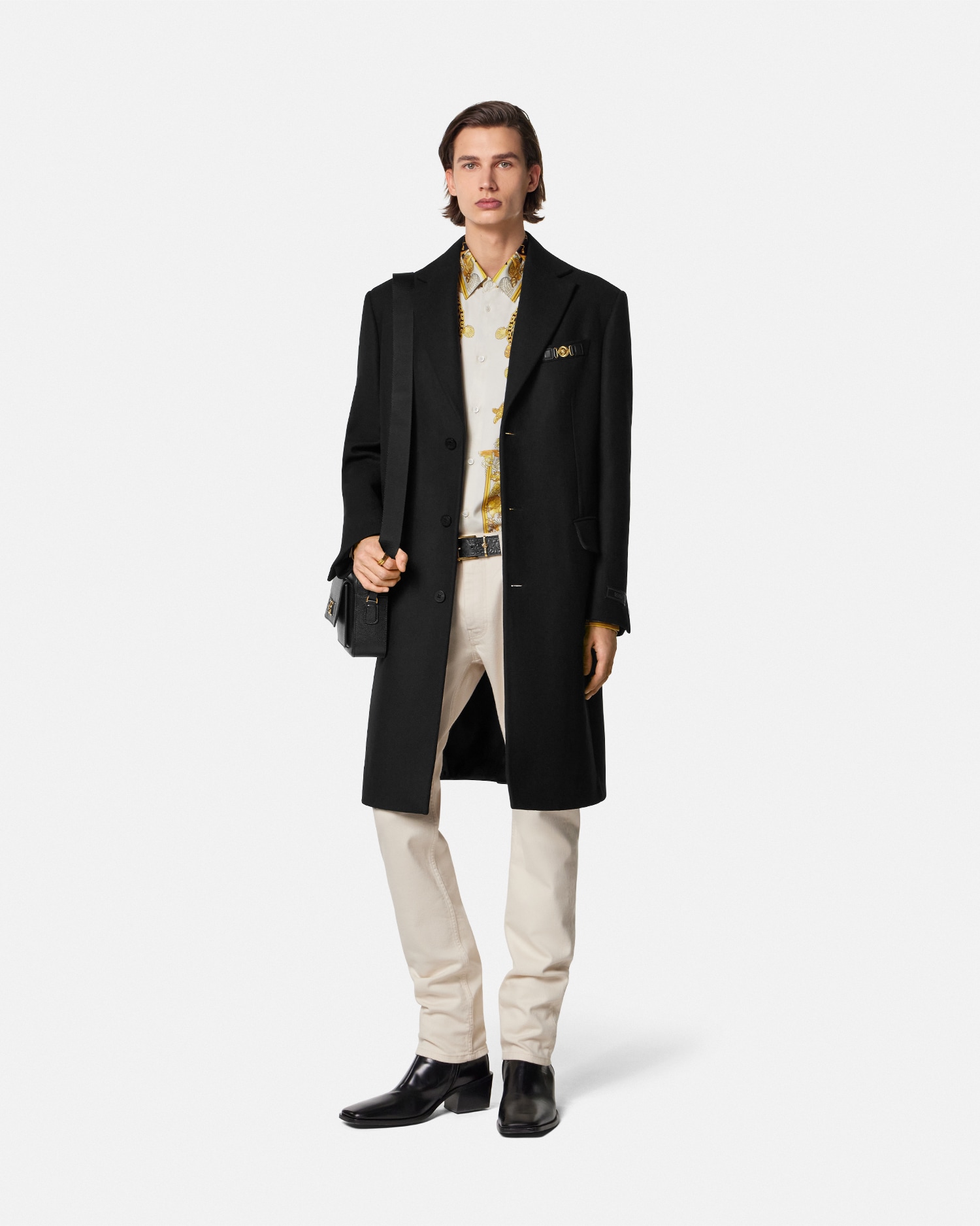 Wool Single-Breasted Coat
