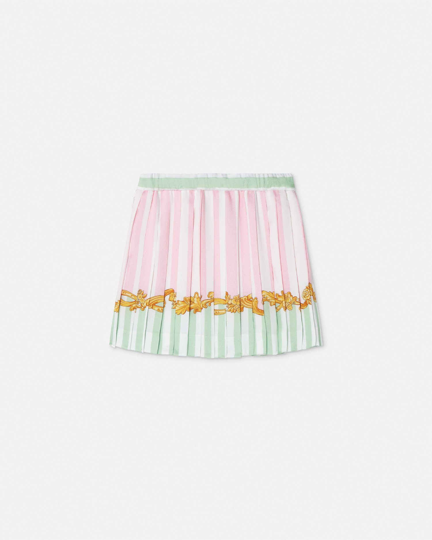 Barocco Pinstripe Pleated Kids Skirt