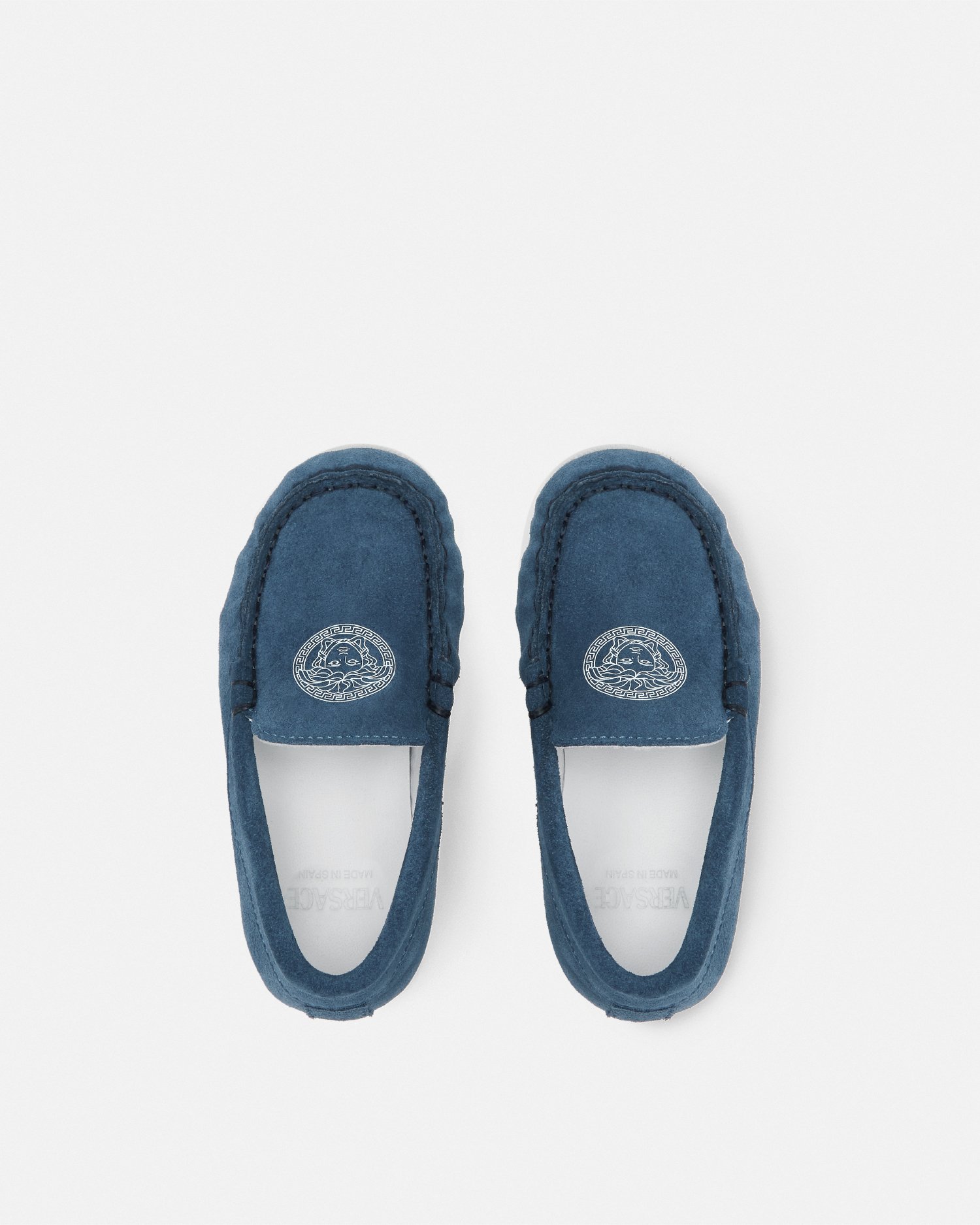 Medusa Suede Kids Loafers