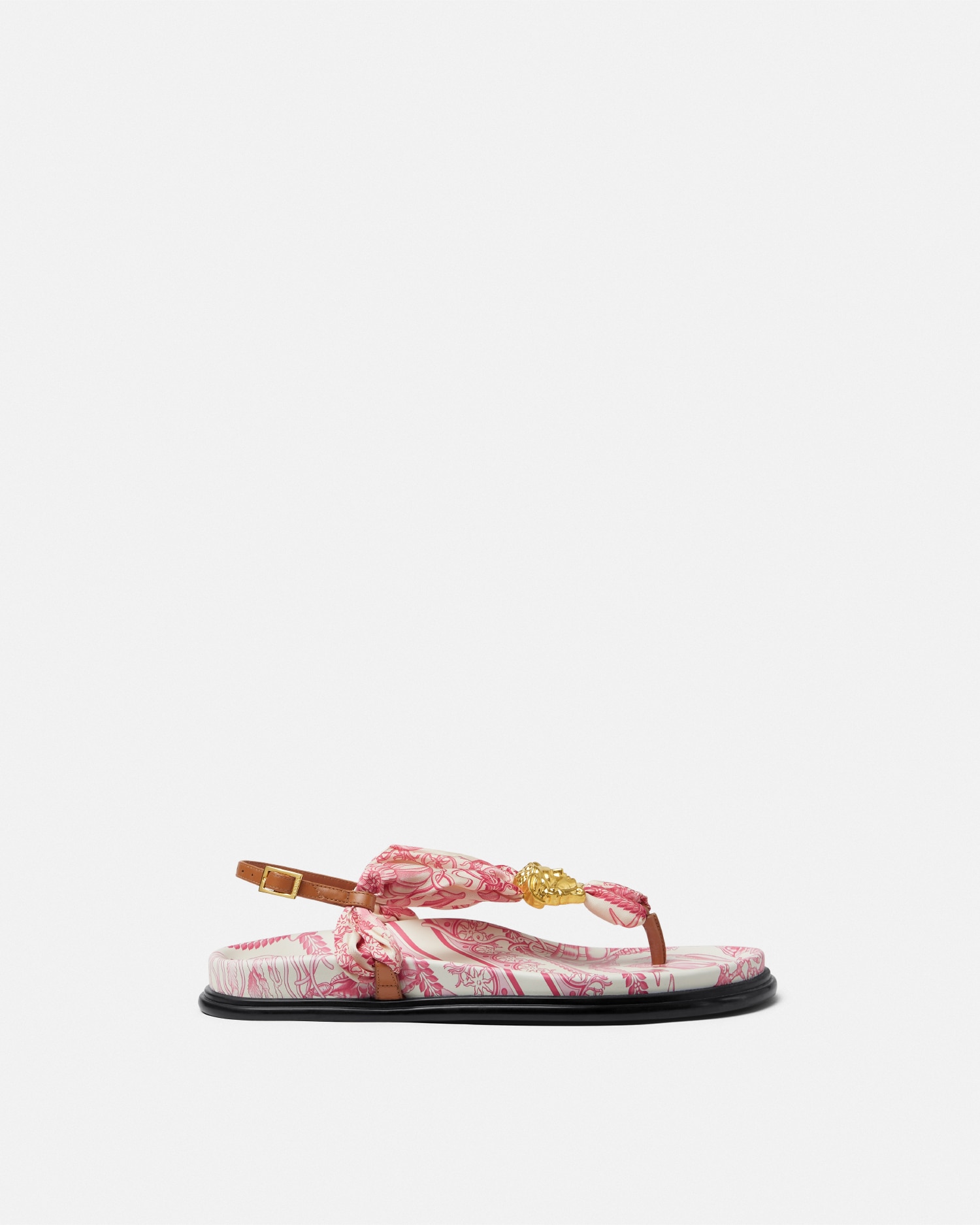 Versace Underwater Barocco La Medusa Sandals