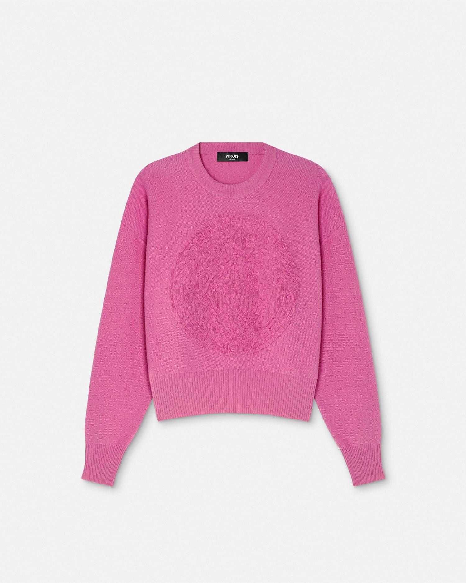 Versace Medusa Wool-blend Knit Towel Sweater