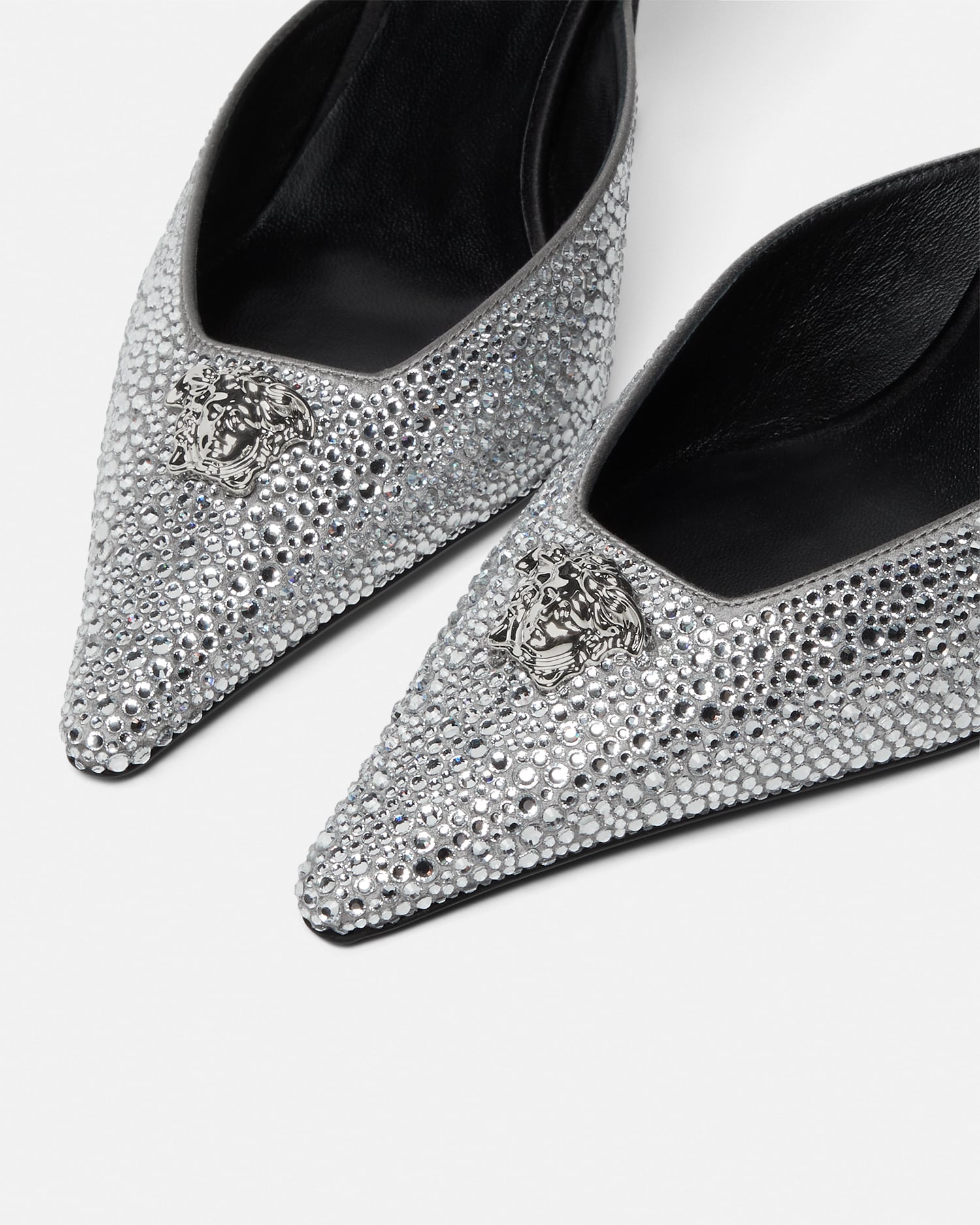 Crystal La Medusa Slingback Pumps 85 mm