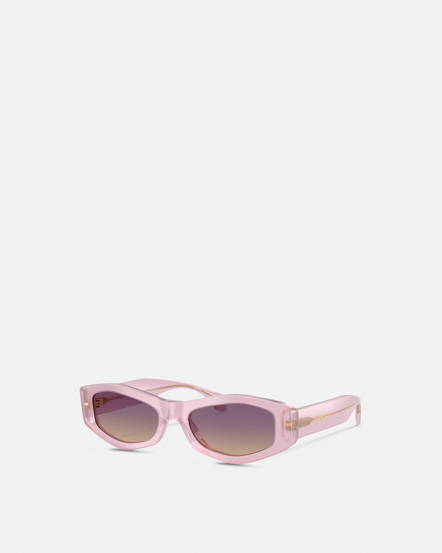 Versace Signature Sunglasses In Pink