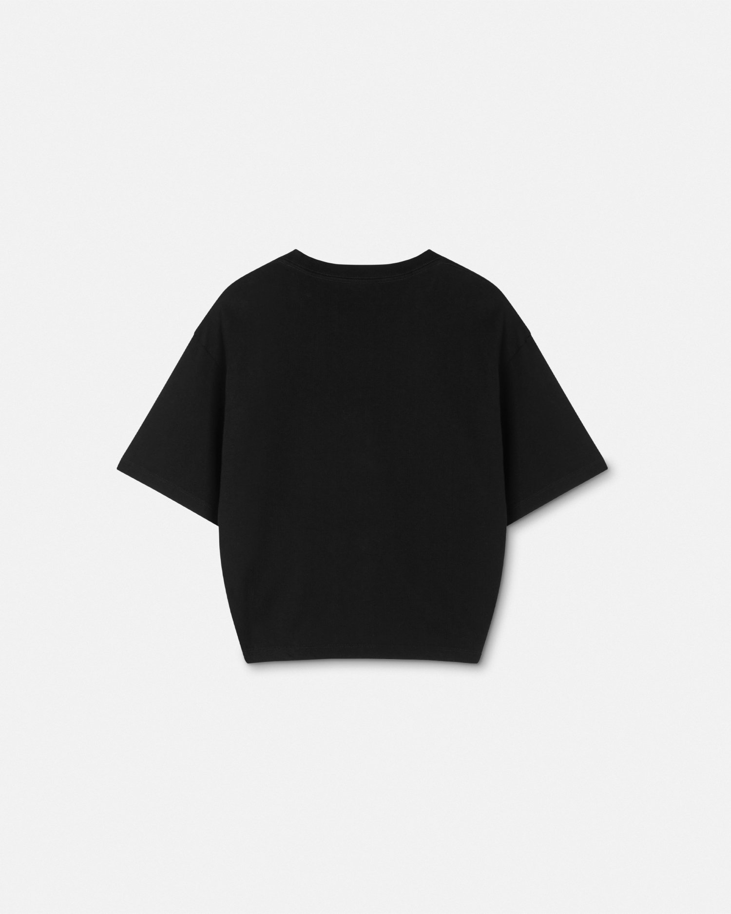 Studded Safety Pin Crop T-Shirt
