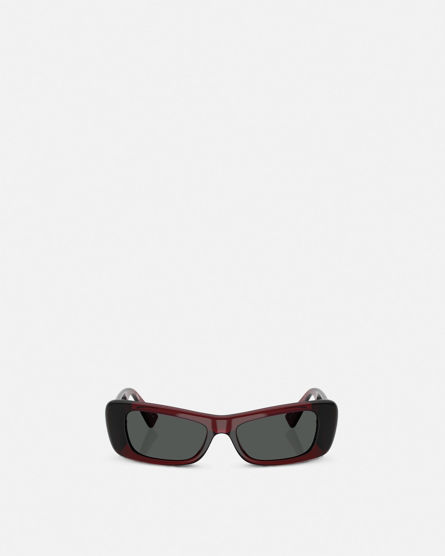 Versace Lens Logo Sunglasses In Brown