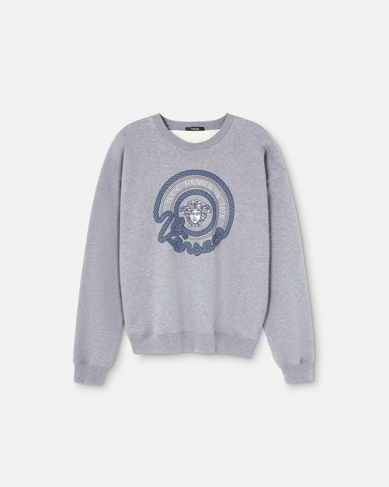 Embroidered Nautical Medusa Sweatshirt