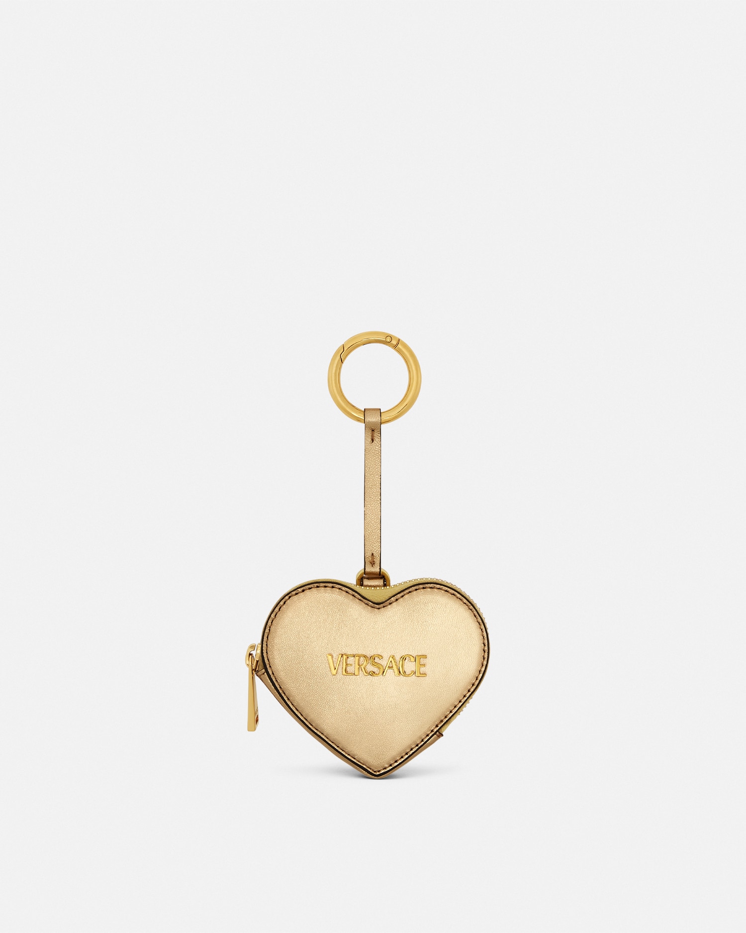 Versace Porte-monnaie Métallisé  Tag In Gold