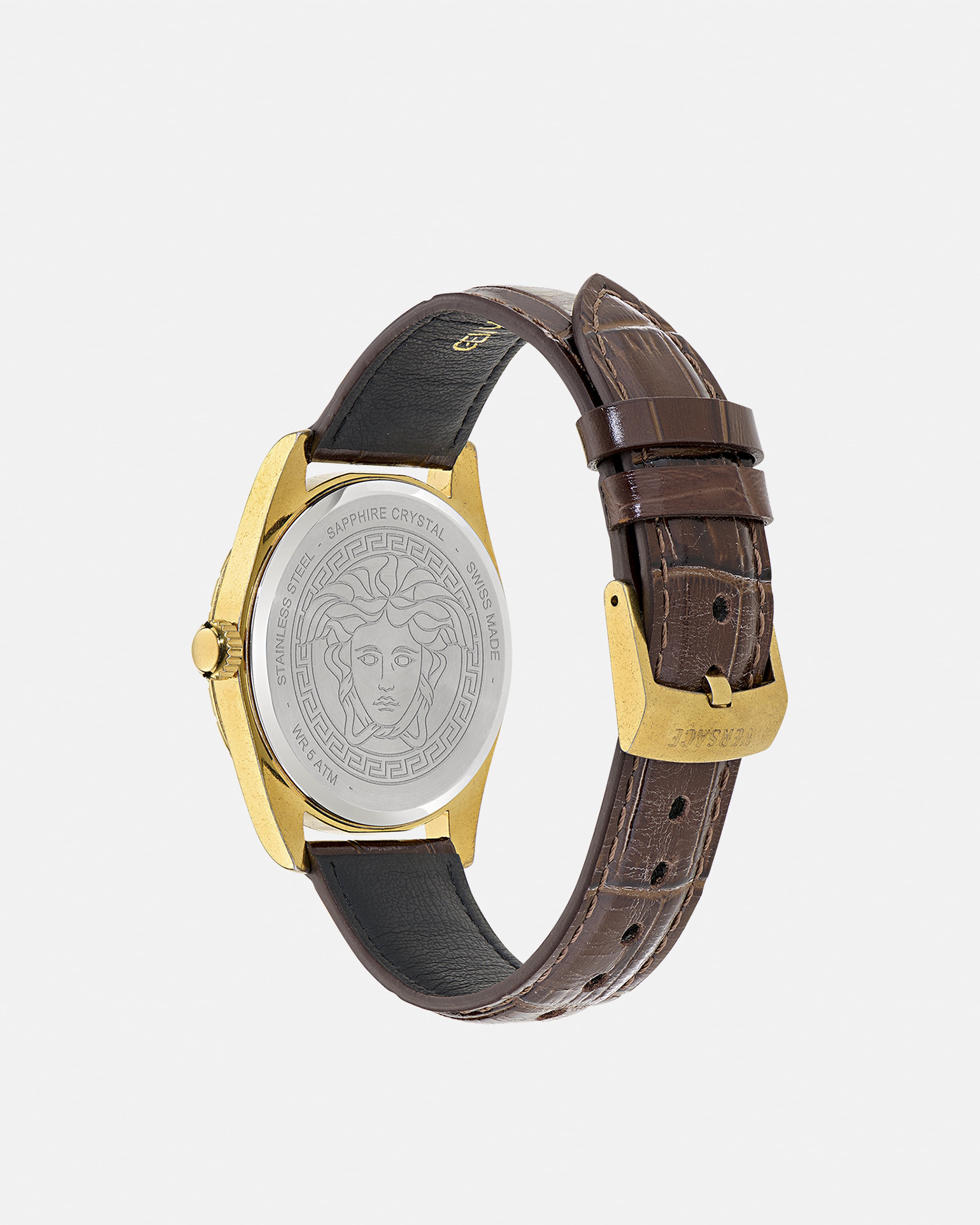 Versace Millenium Gent 40mm Watch In Brown