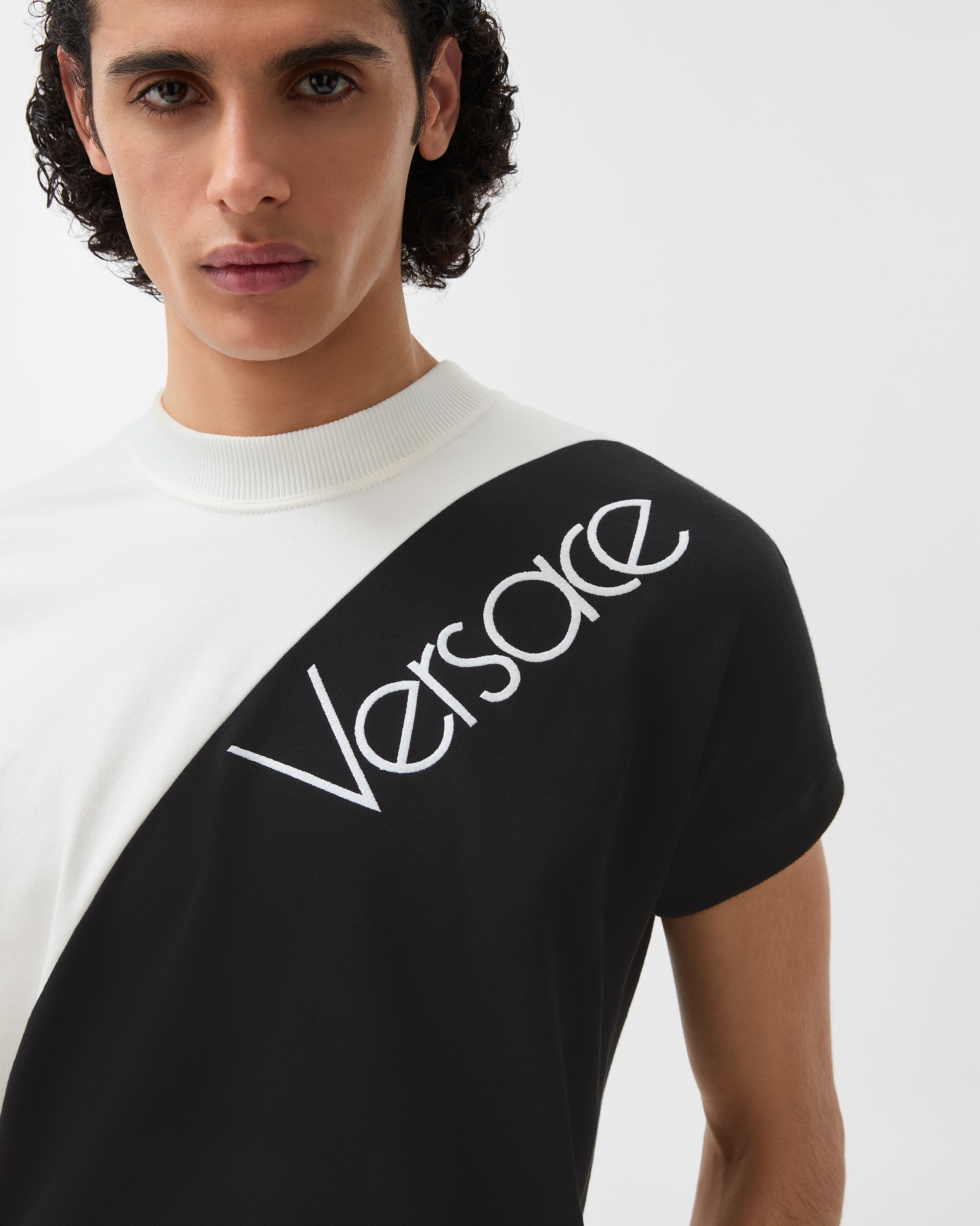 Embroidered-Logo Stretch Cotton-Jersey Slim T-Shirt Black,Red