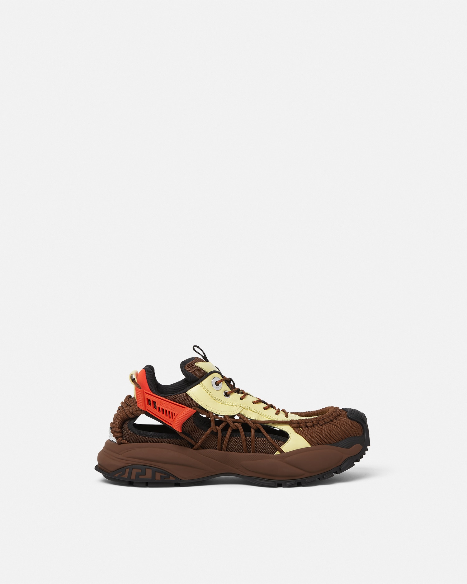 Versace Mercury M_vs_01 Baskets In Brun+jaune