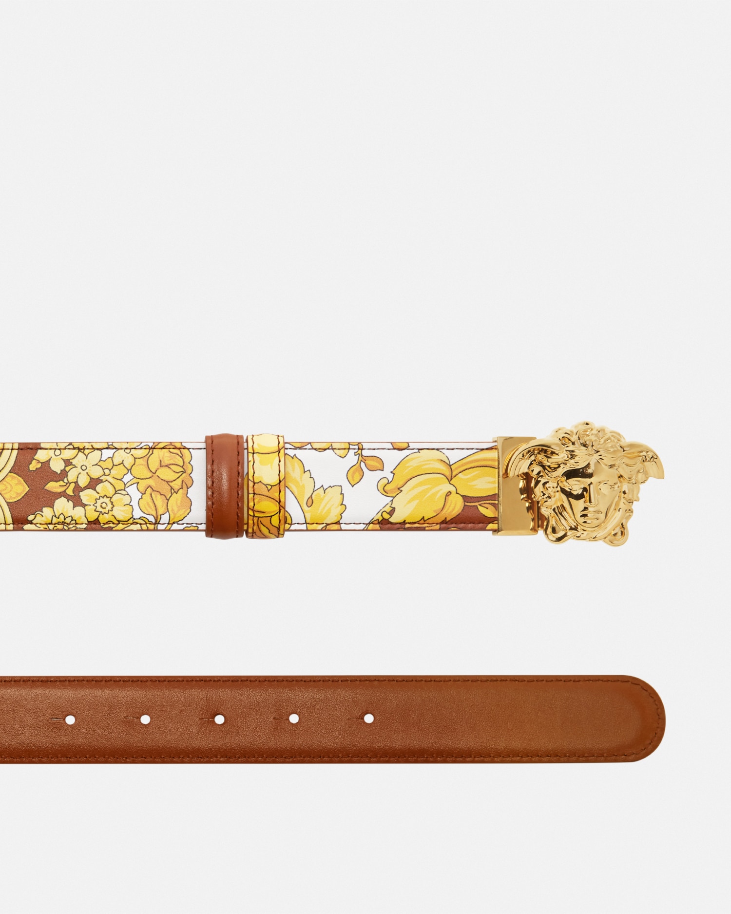 Versace La Medusa Ceinture Réversible Barocco 3 Cm