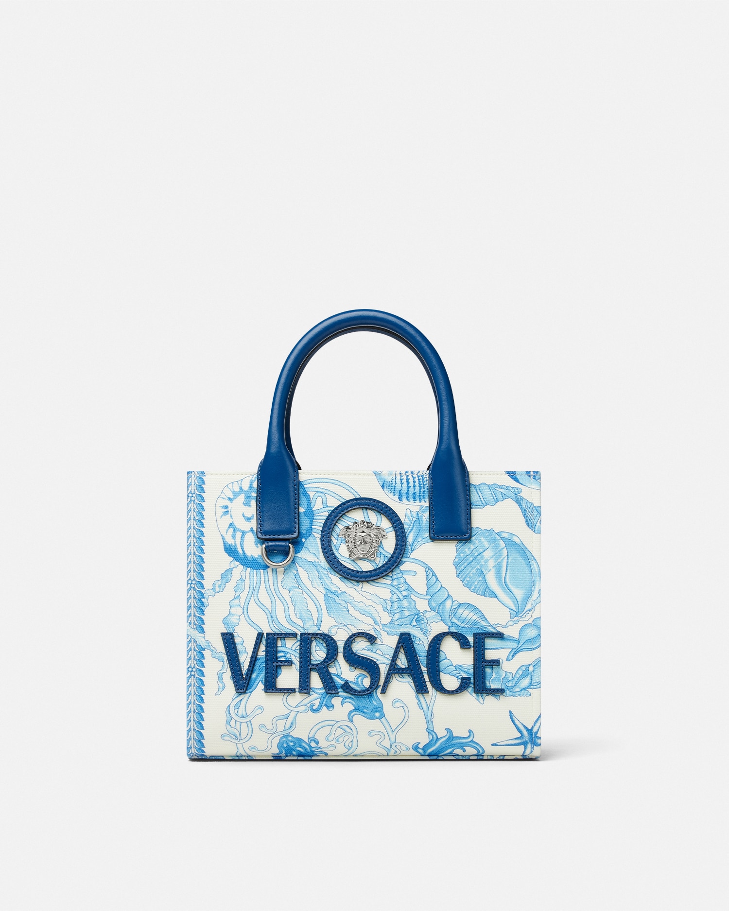 Versace Underwater Barocco La Medusa Mini Tote Bag