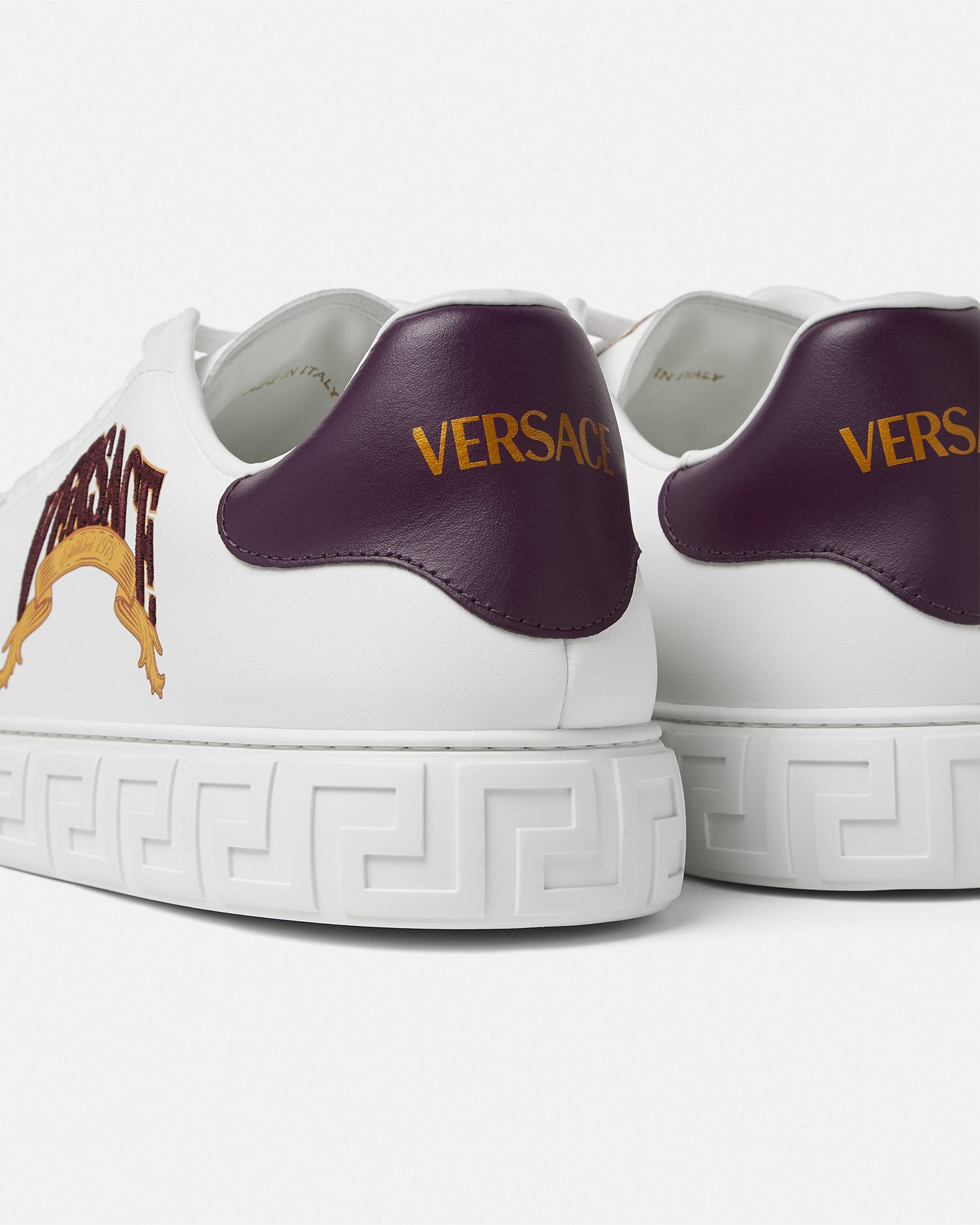 Acanthus Varsity Greca Sneakers