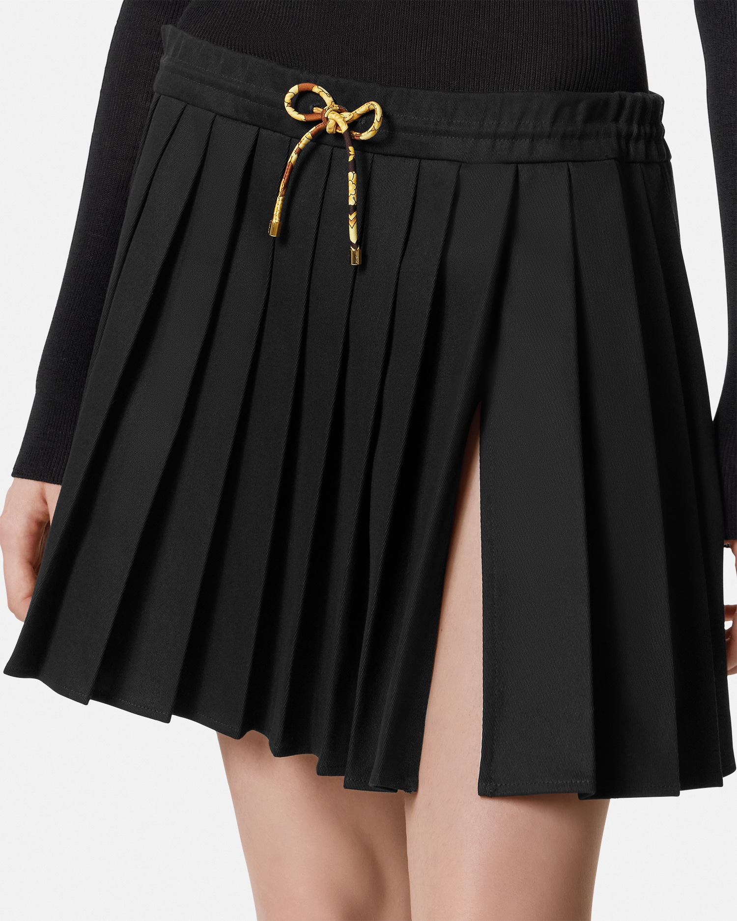 Pleated Mini Skirt