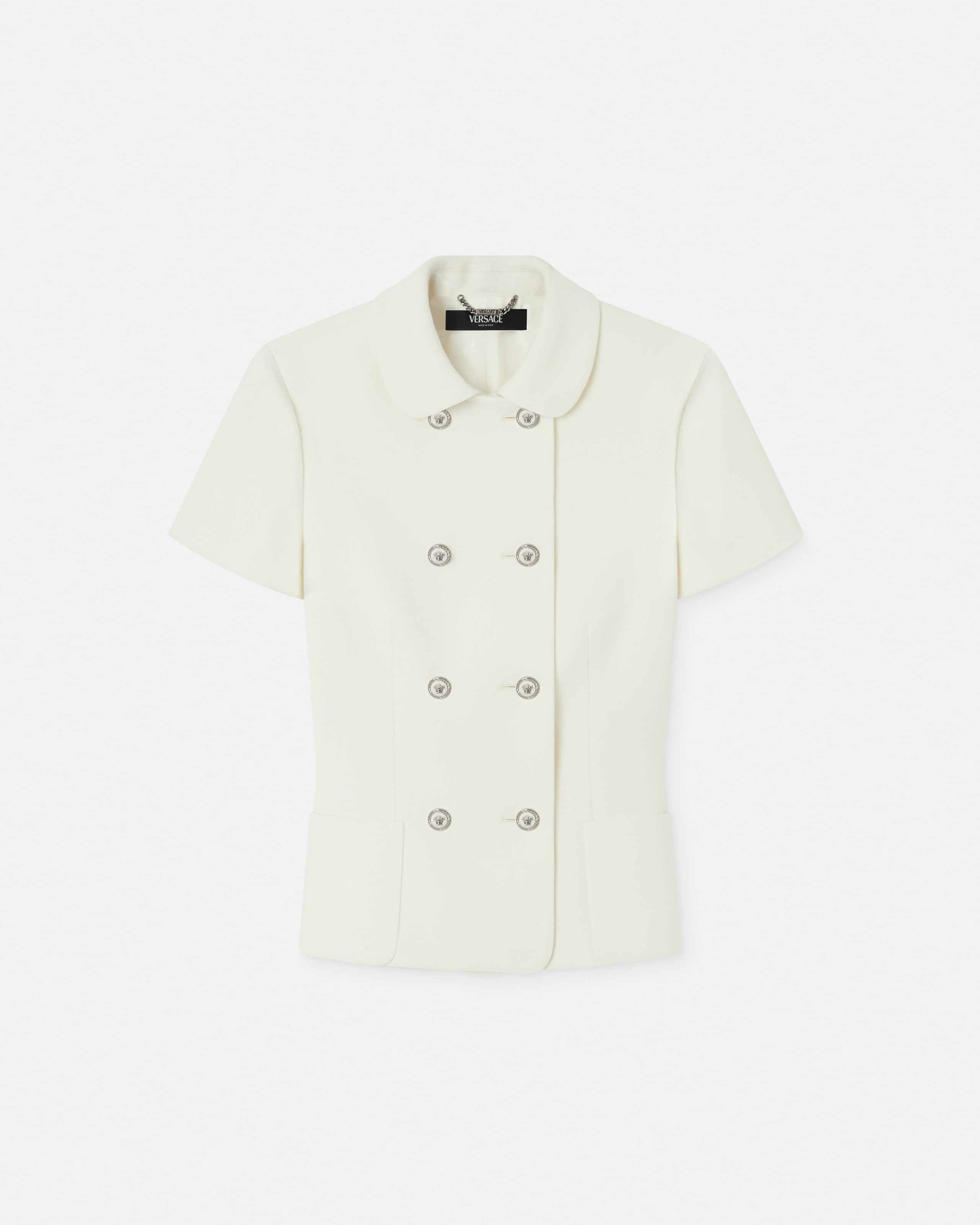 Double-Wool Crêpe Fitted Jacket