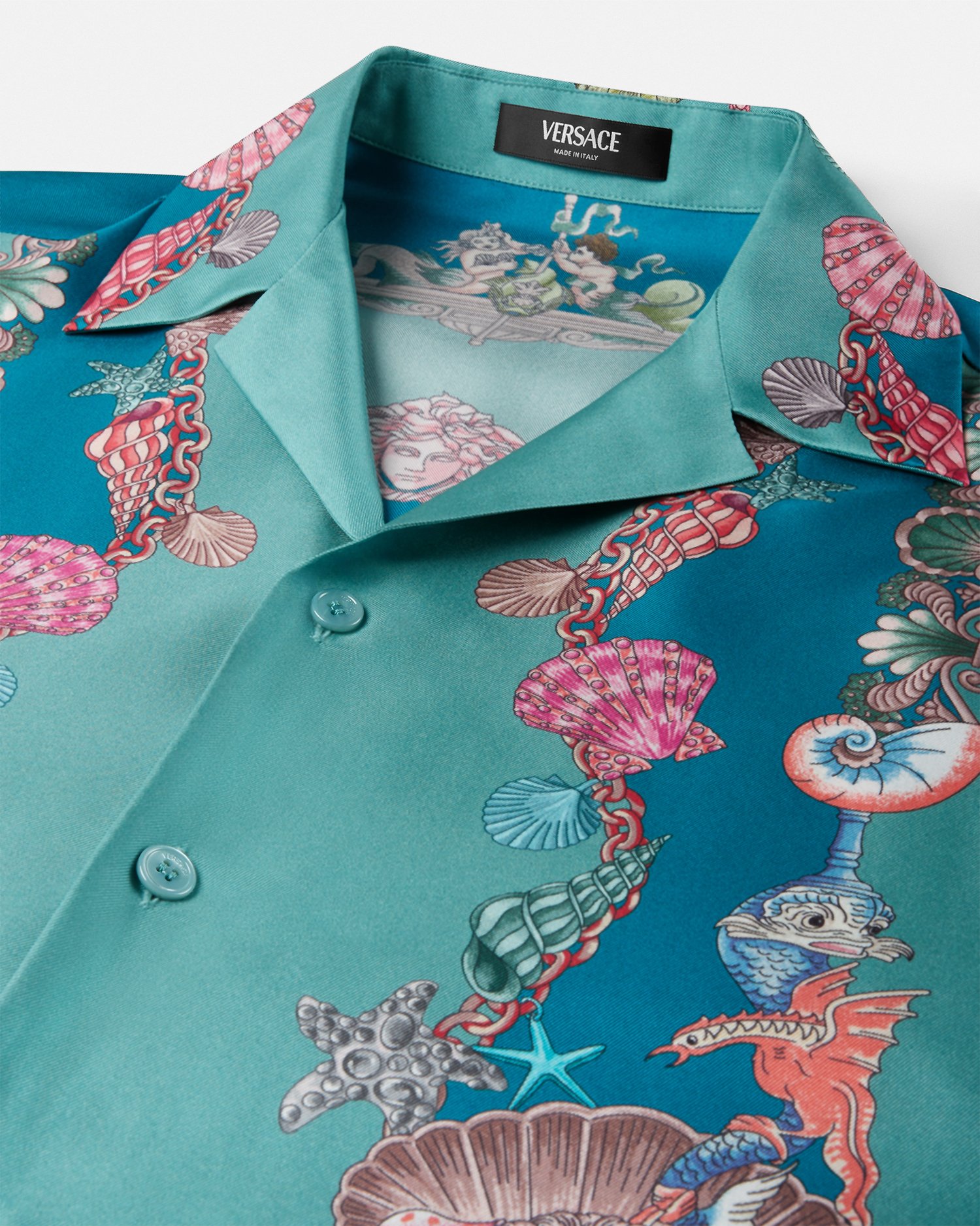 Coral Theatre Silk Shirt