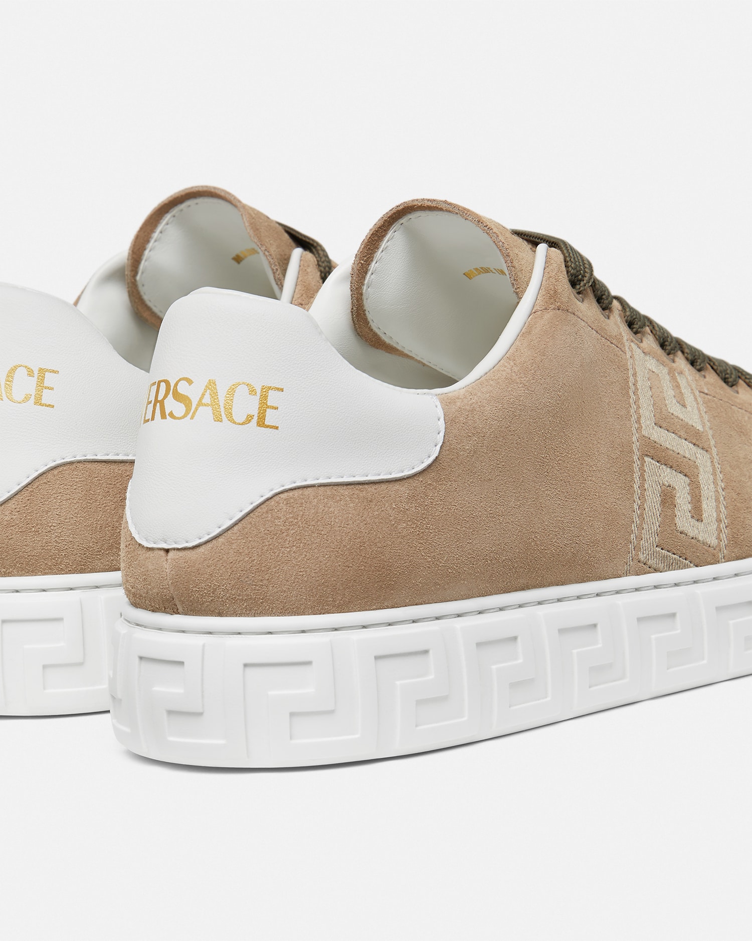 Suede Greca Sneakers