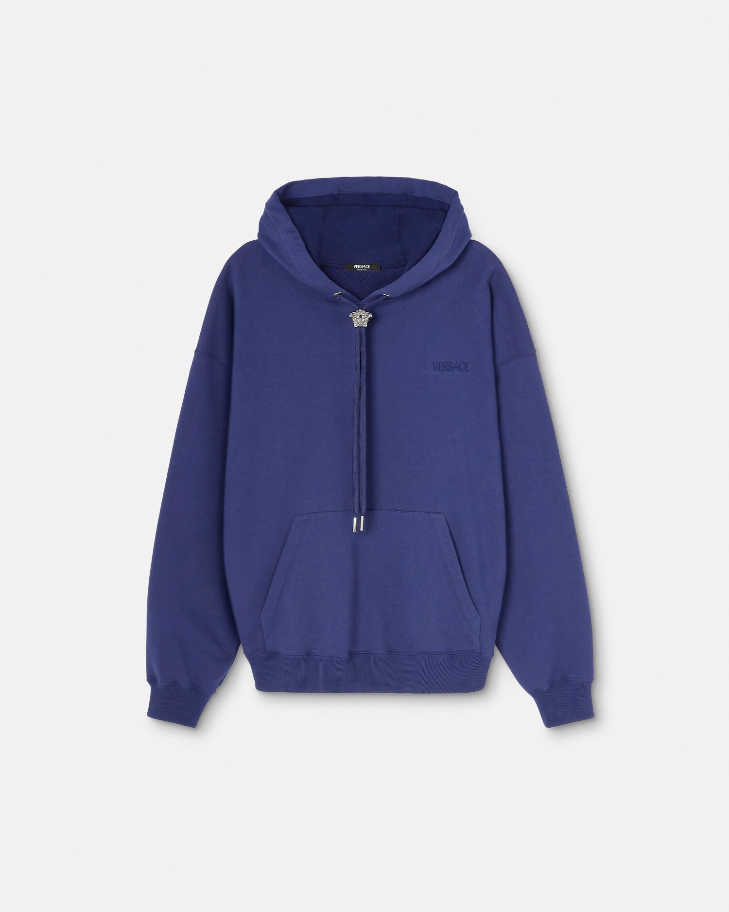 Shop Versace La Medusa Hoodie In Blue