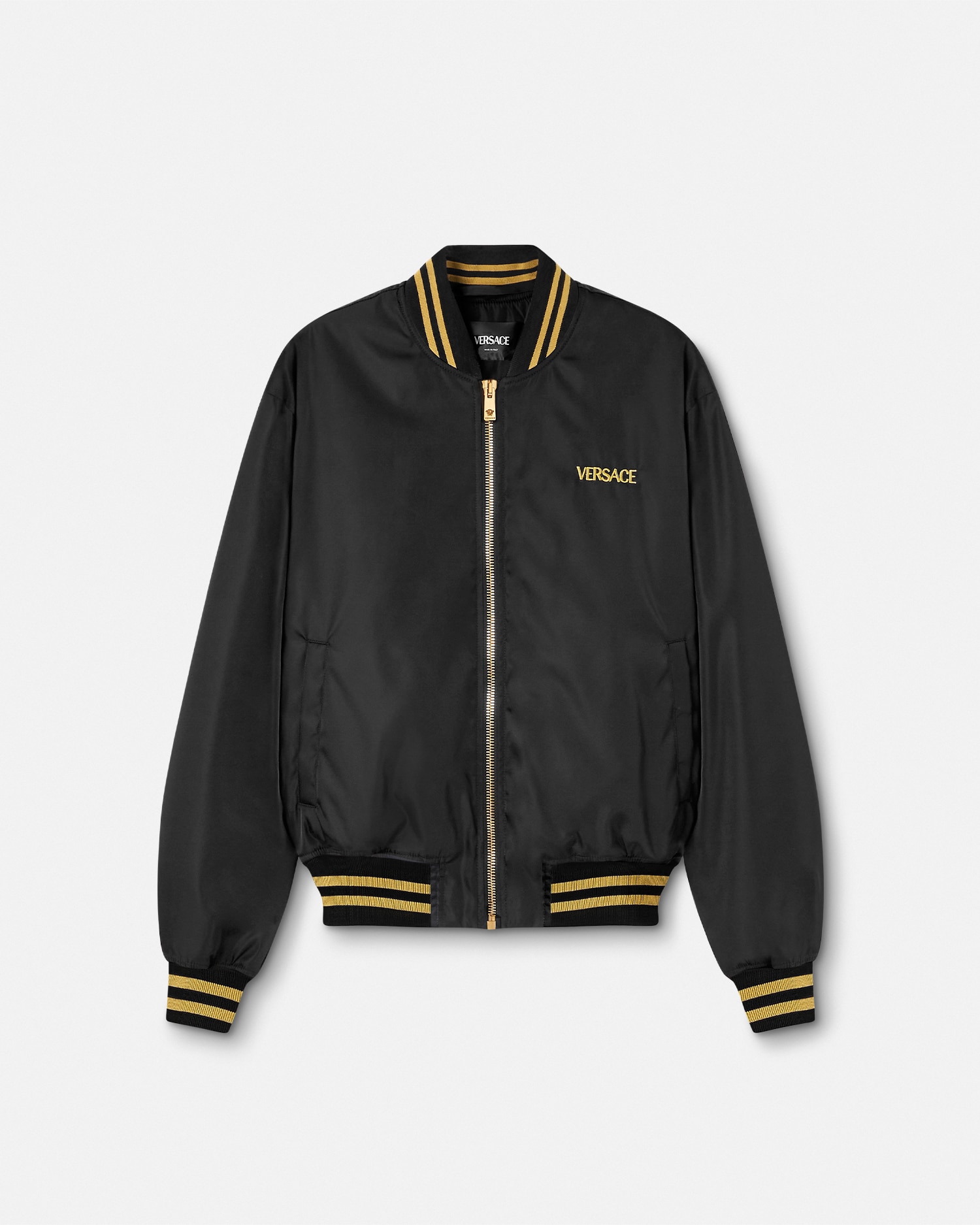 Versace Year Of The Dragon Bomber Jacket In Black