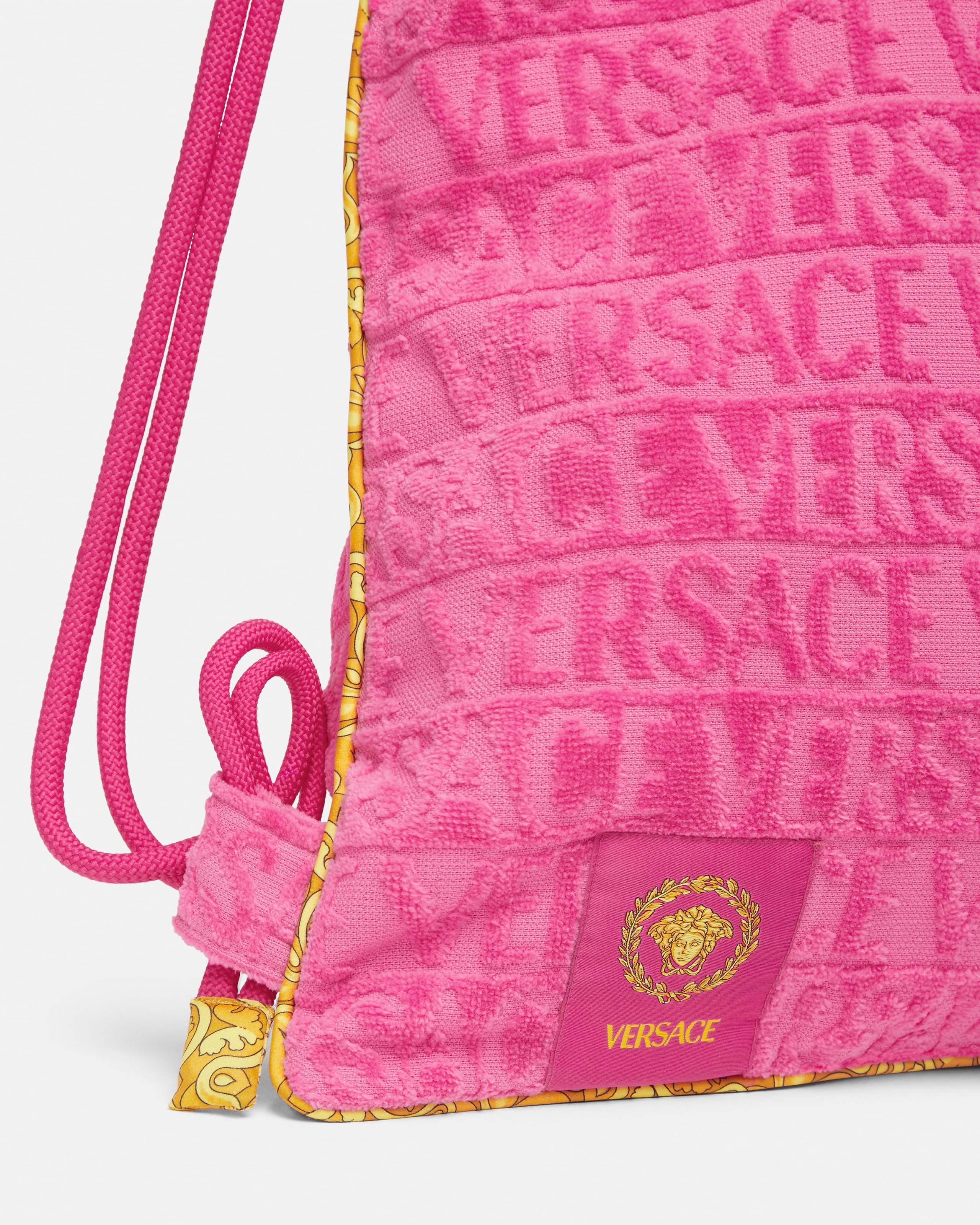 バッグ VERSACE I ♡ Baroque Gym Carrier Pink | VERSACE US