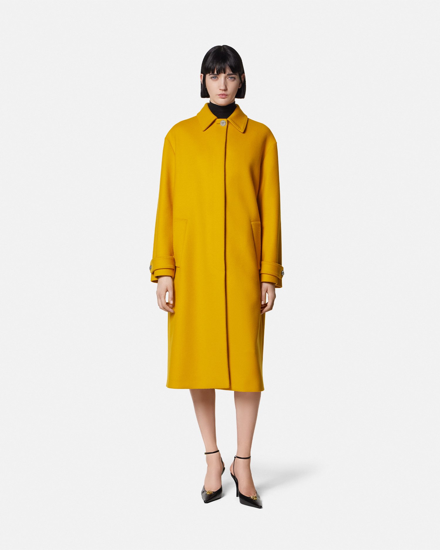 Felted-Wool Overcoat