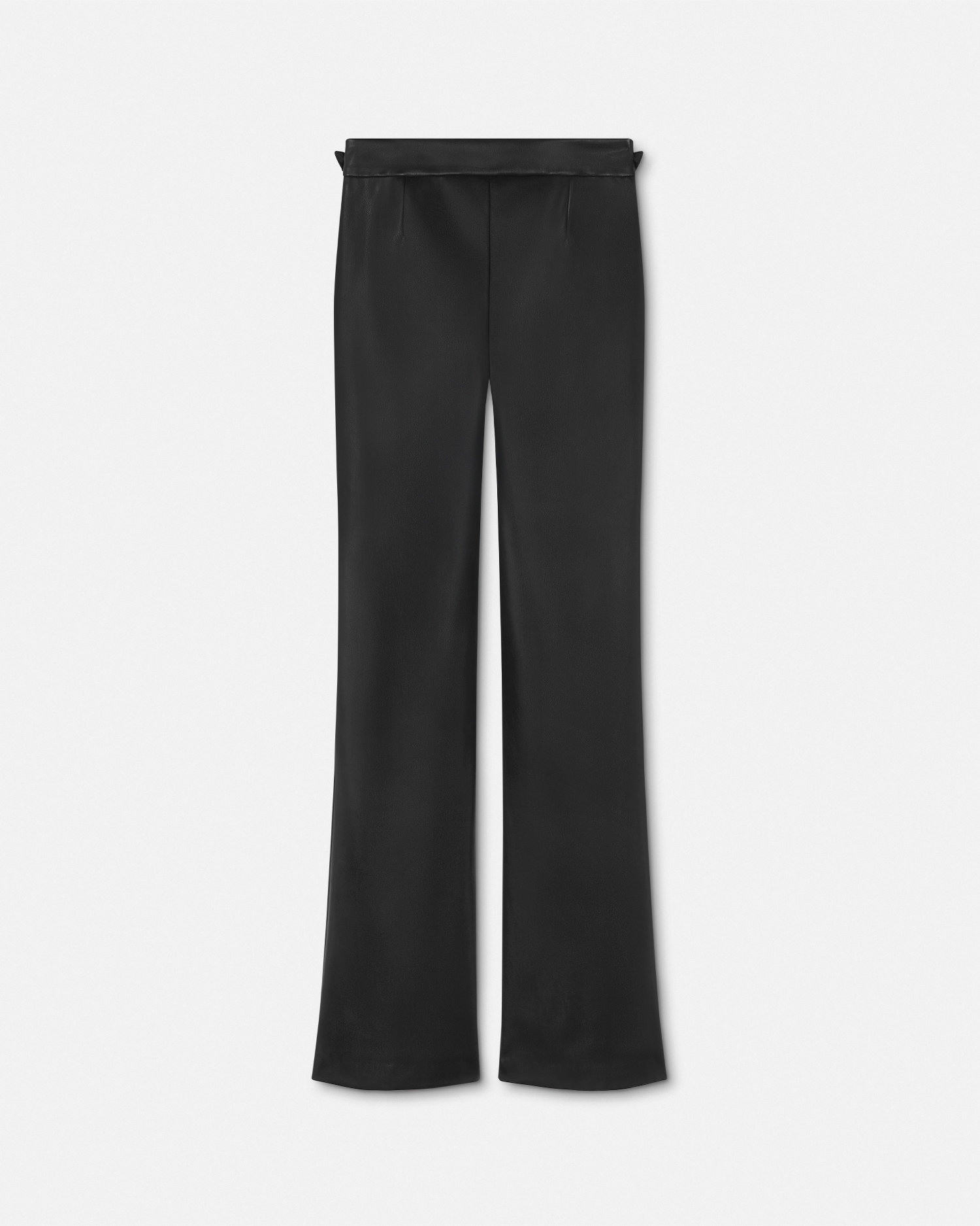 Baroque Buckle Wide-Leg Pants