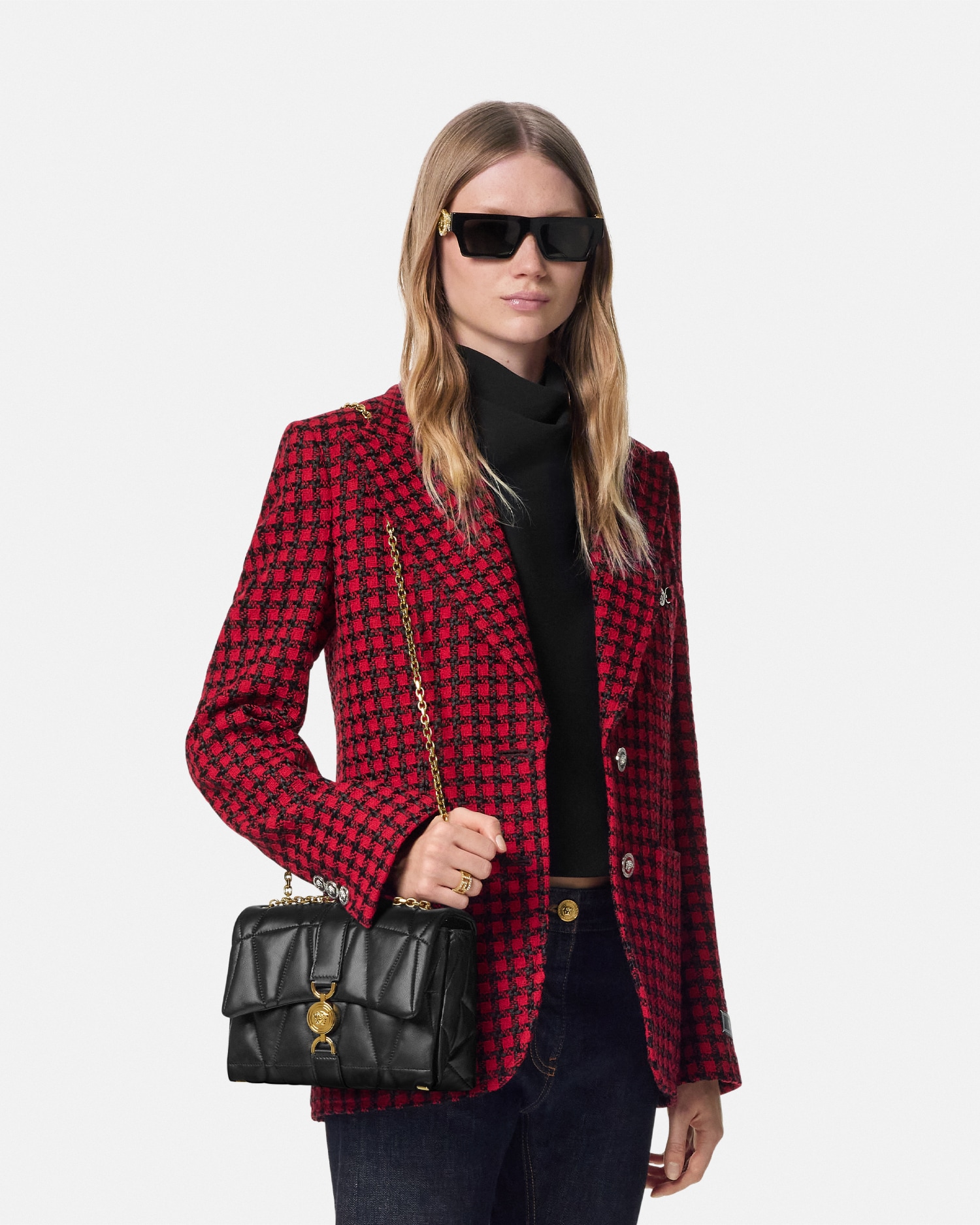 Kleio Quilted Nappa Shoulder Bag