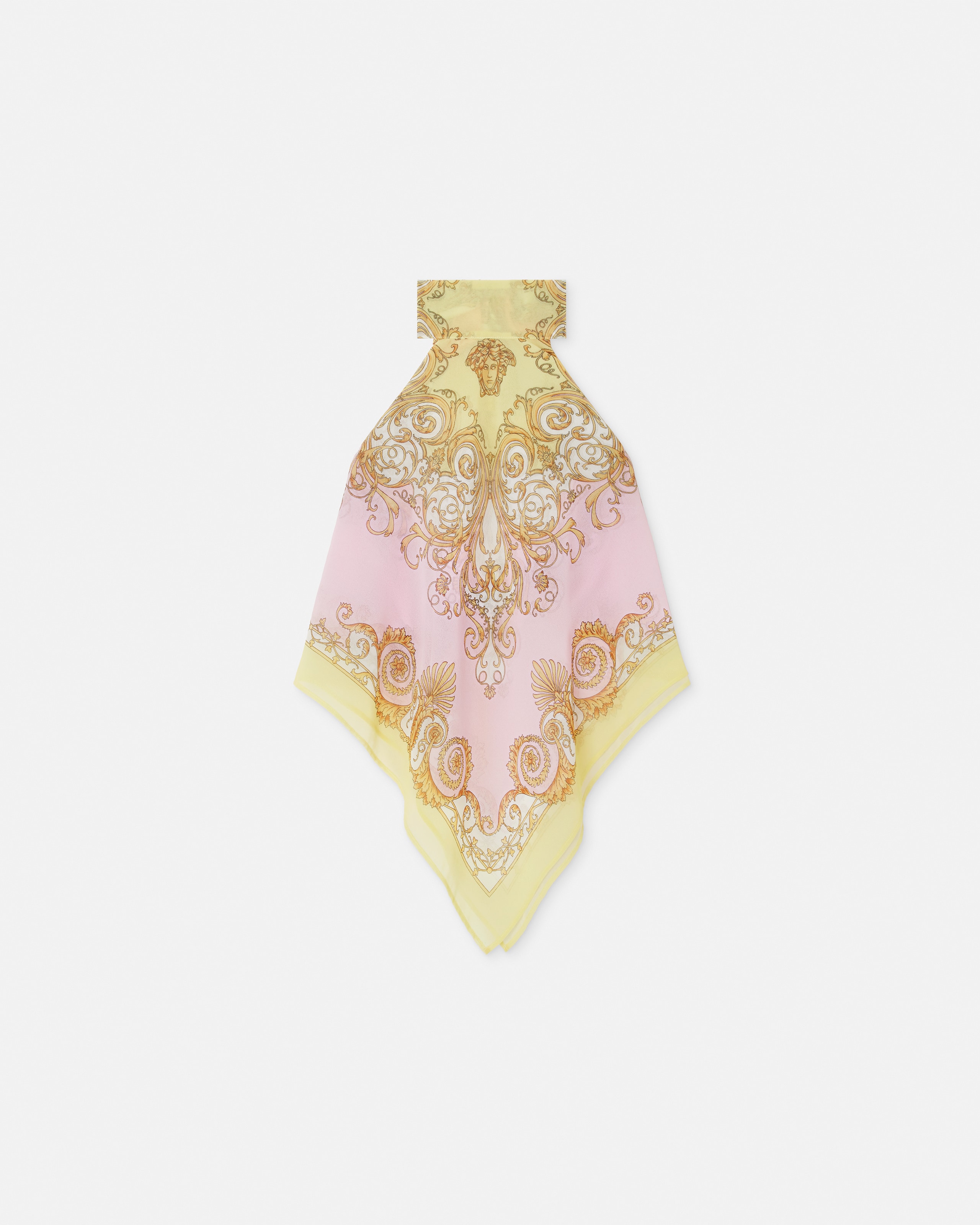 Printed Cover-Up Foulard Top