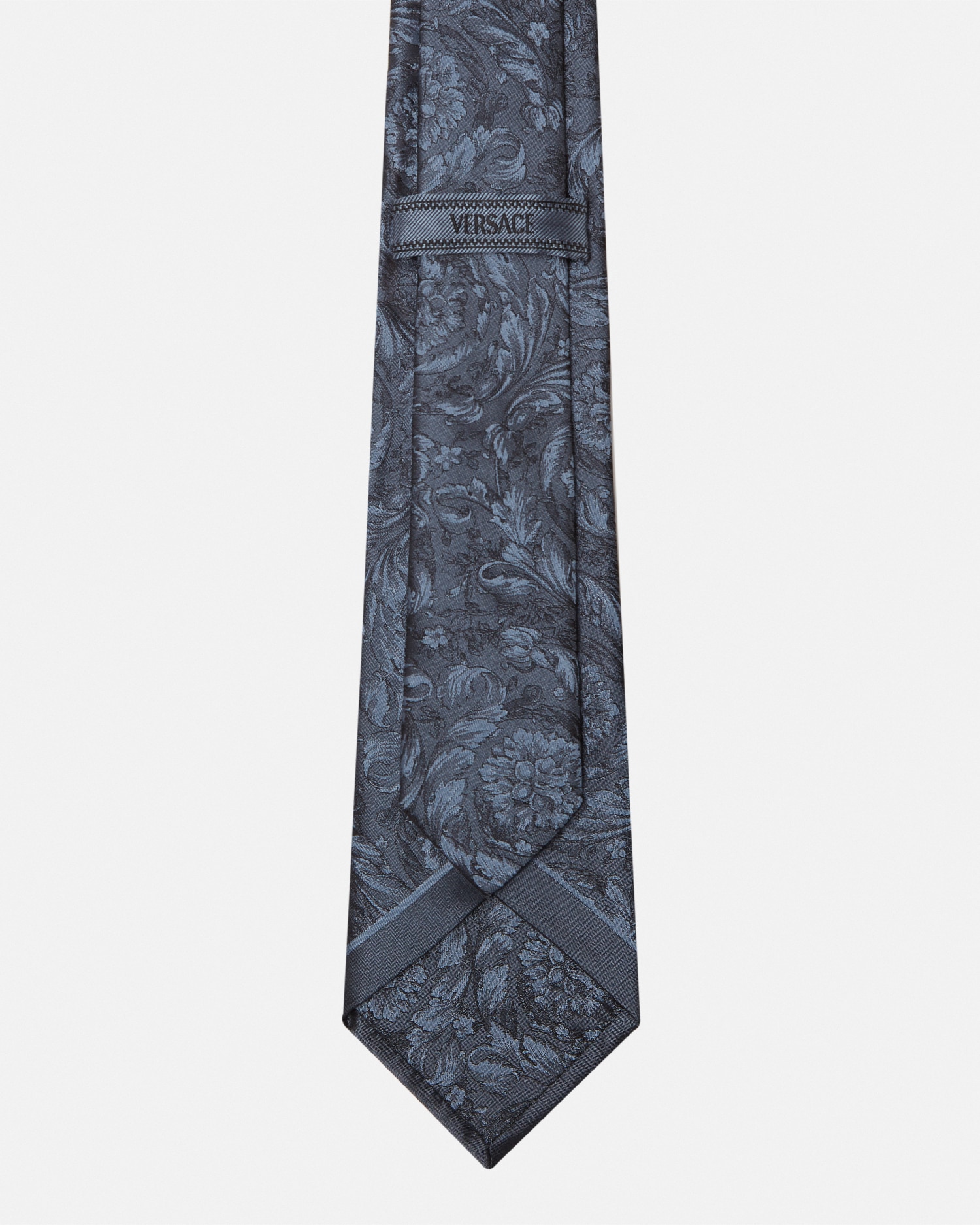 Barocco Jacquard Silk Tie Black | VERSACE US Barocco Jacquard Silk Tie Black | VERSACE US